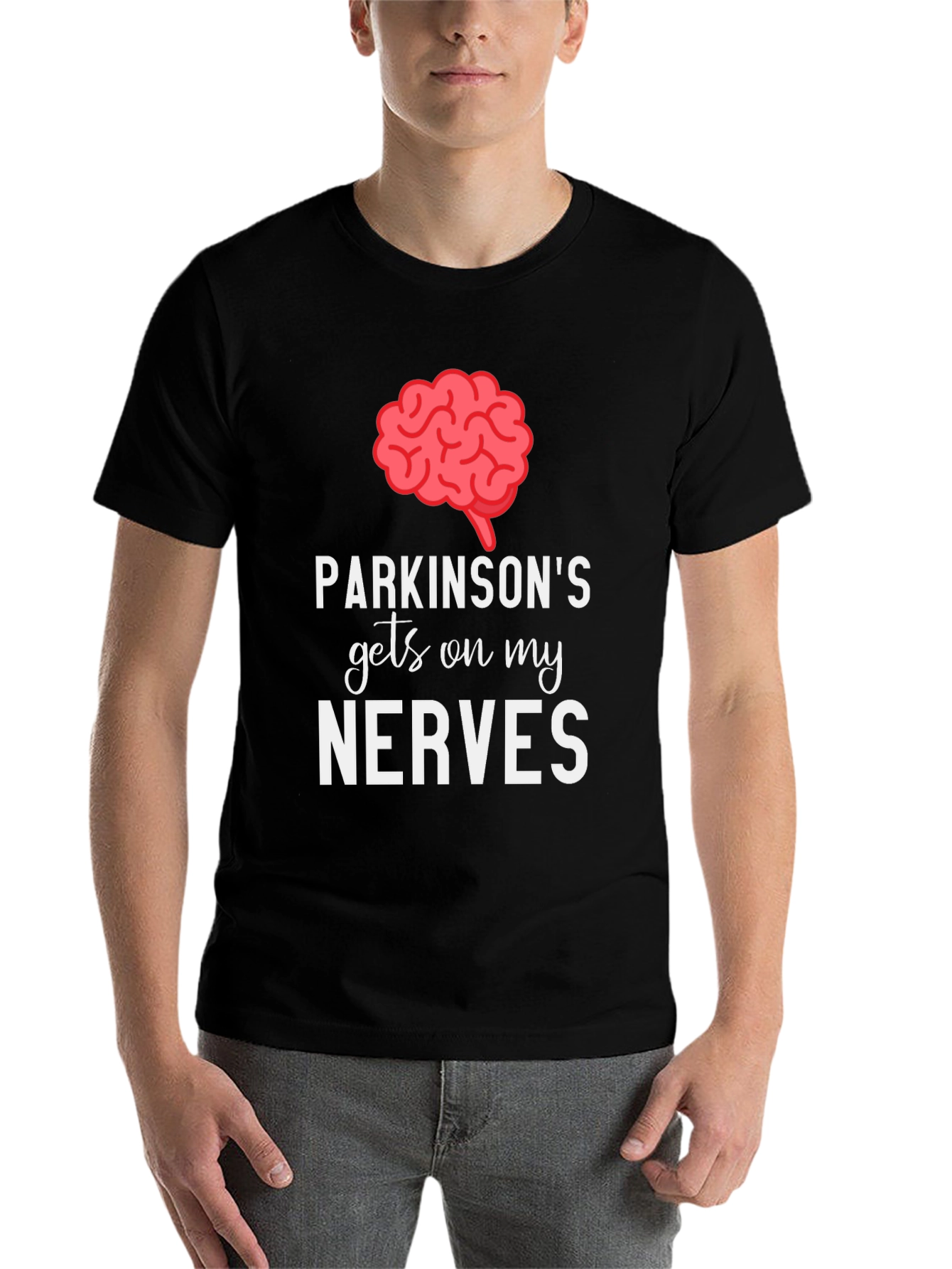 Parkinson's Gets On My Nerves Graphic Tee - 7