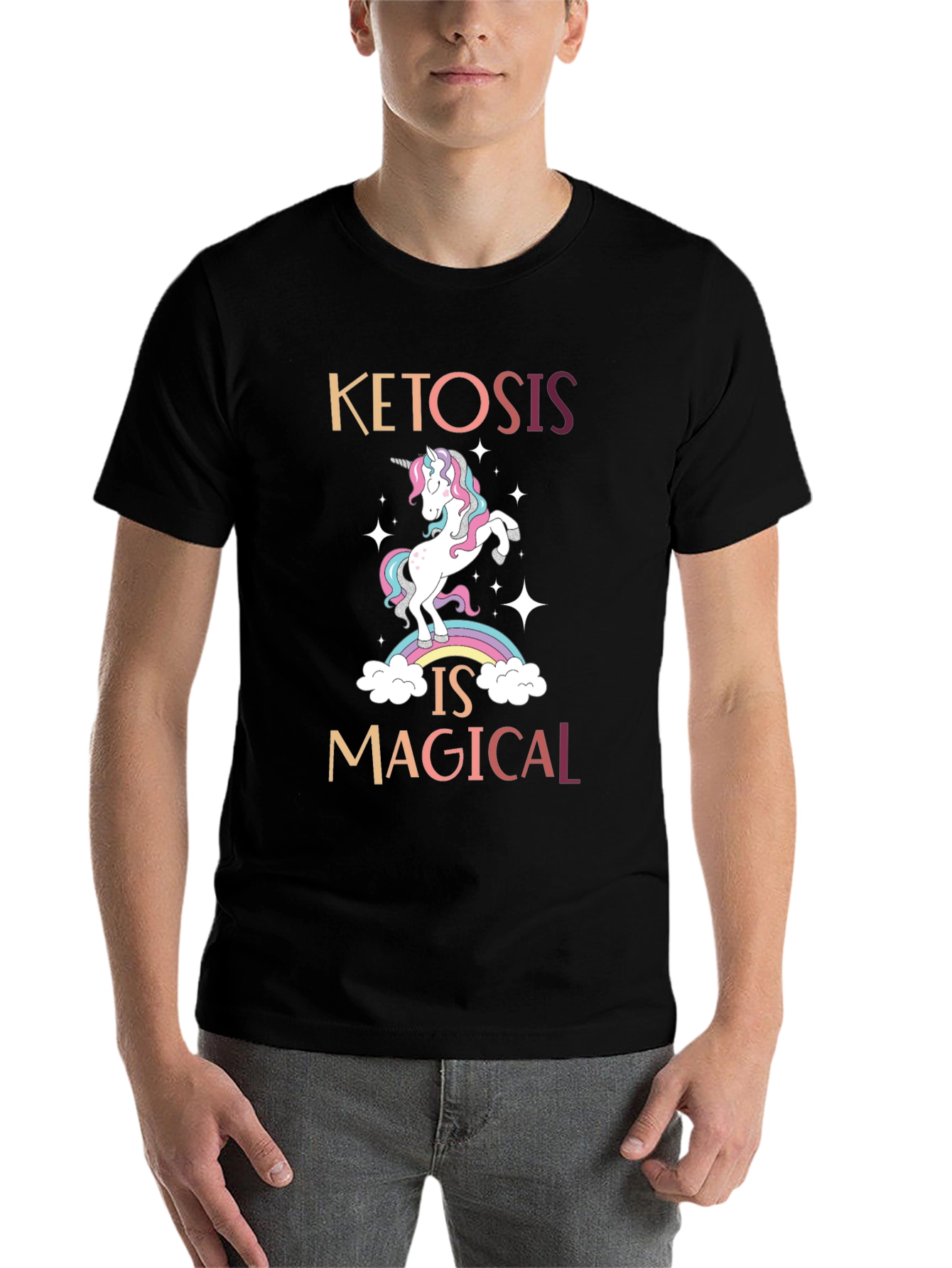 Ketosis is Magical T-Shirt, Unicorn Rainbow Tee - 7
