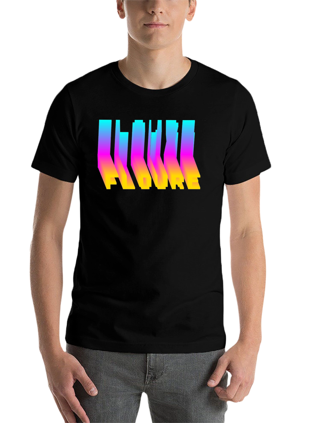 Black Vaporwave Future Graphic Tee view 7