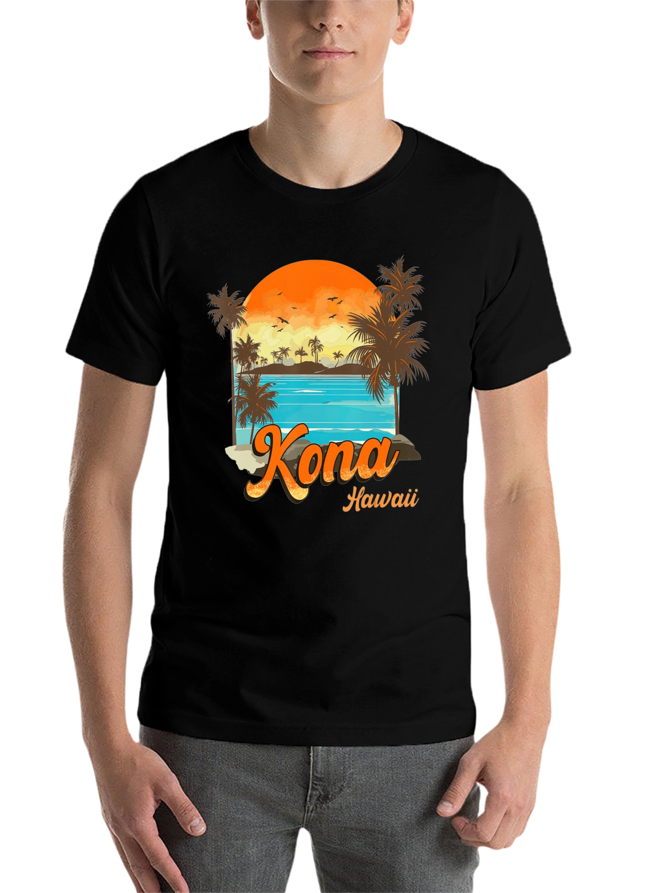 Kona Hawaii Graphic T-Shirt - Island Vibes Tee - 7