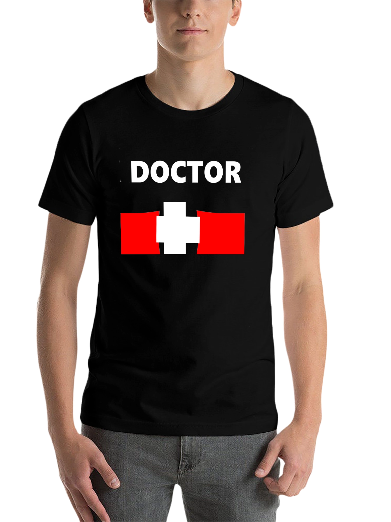 Black Doctor T-Shirt - Medical Professional Tee view 7