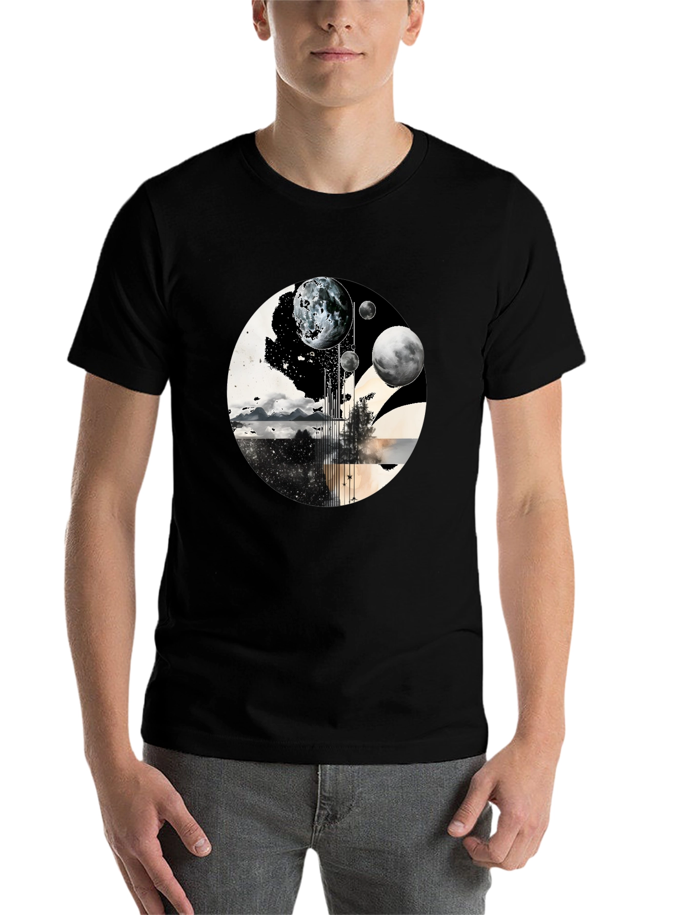 Planetary Landscape Graphic Tee - 7