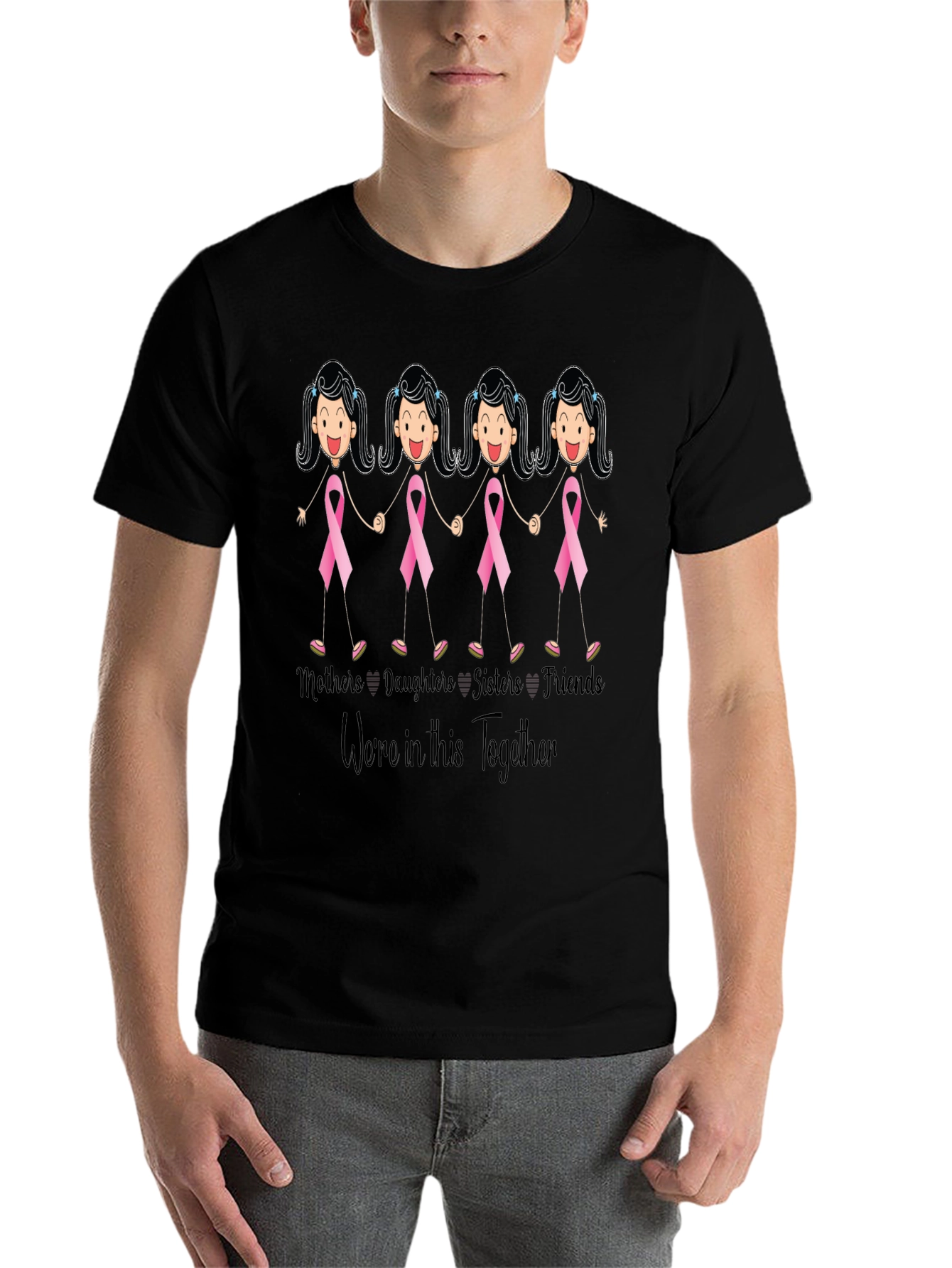 Black Mothers Daughters Sisters Friends Tee view 7