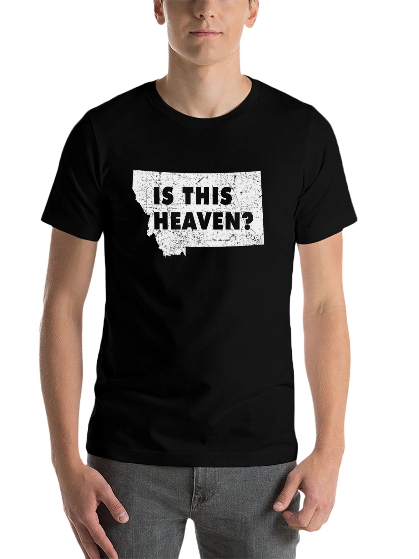Black Is This Heaven? Montana T-Shirt view 7