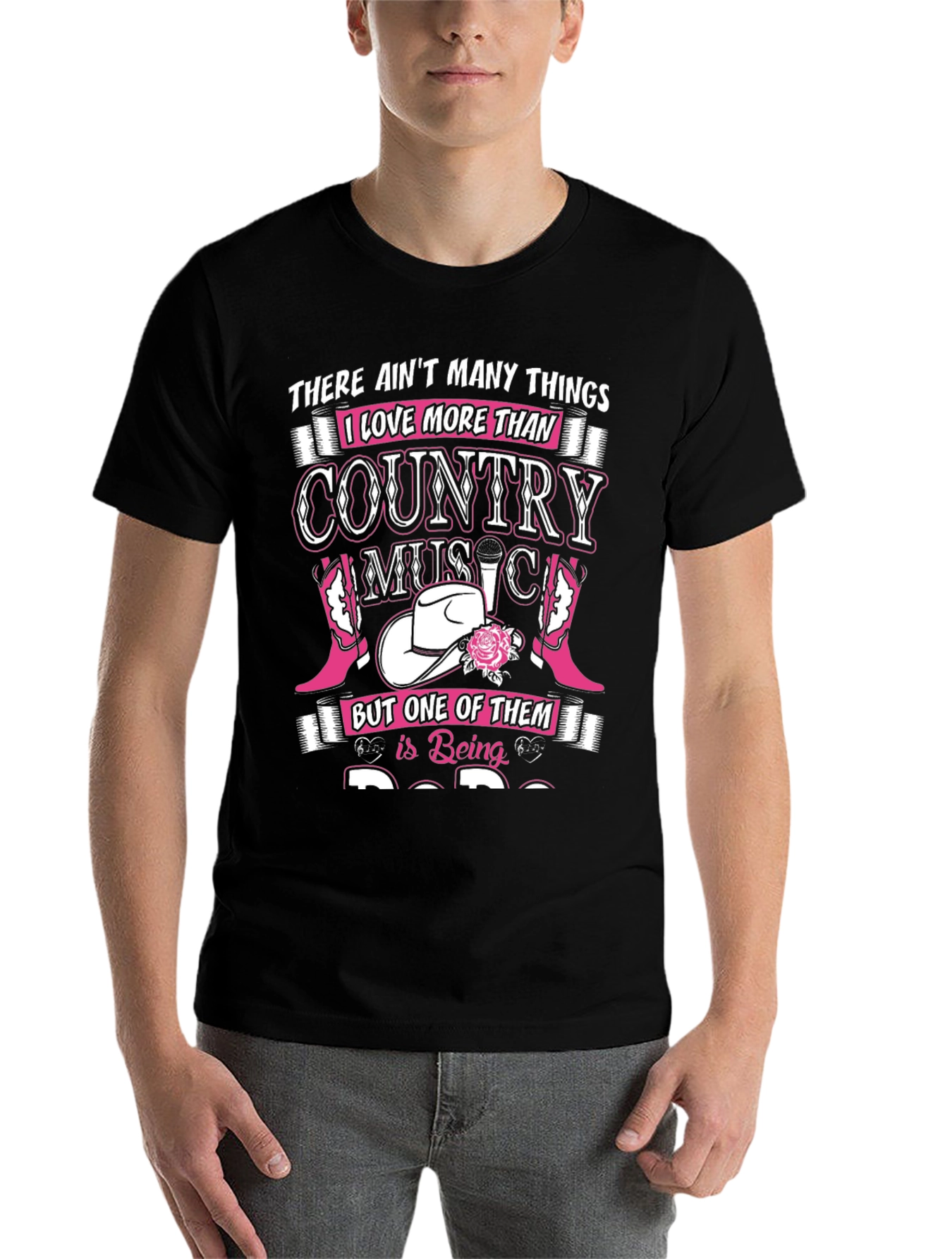 Black Country Music Lover T-Shirt view 7