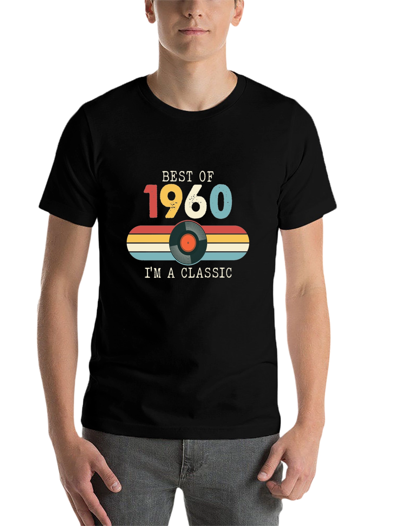 Black Best of 1960 I'm A Classic T-Shirt view 7