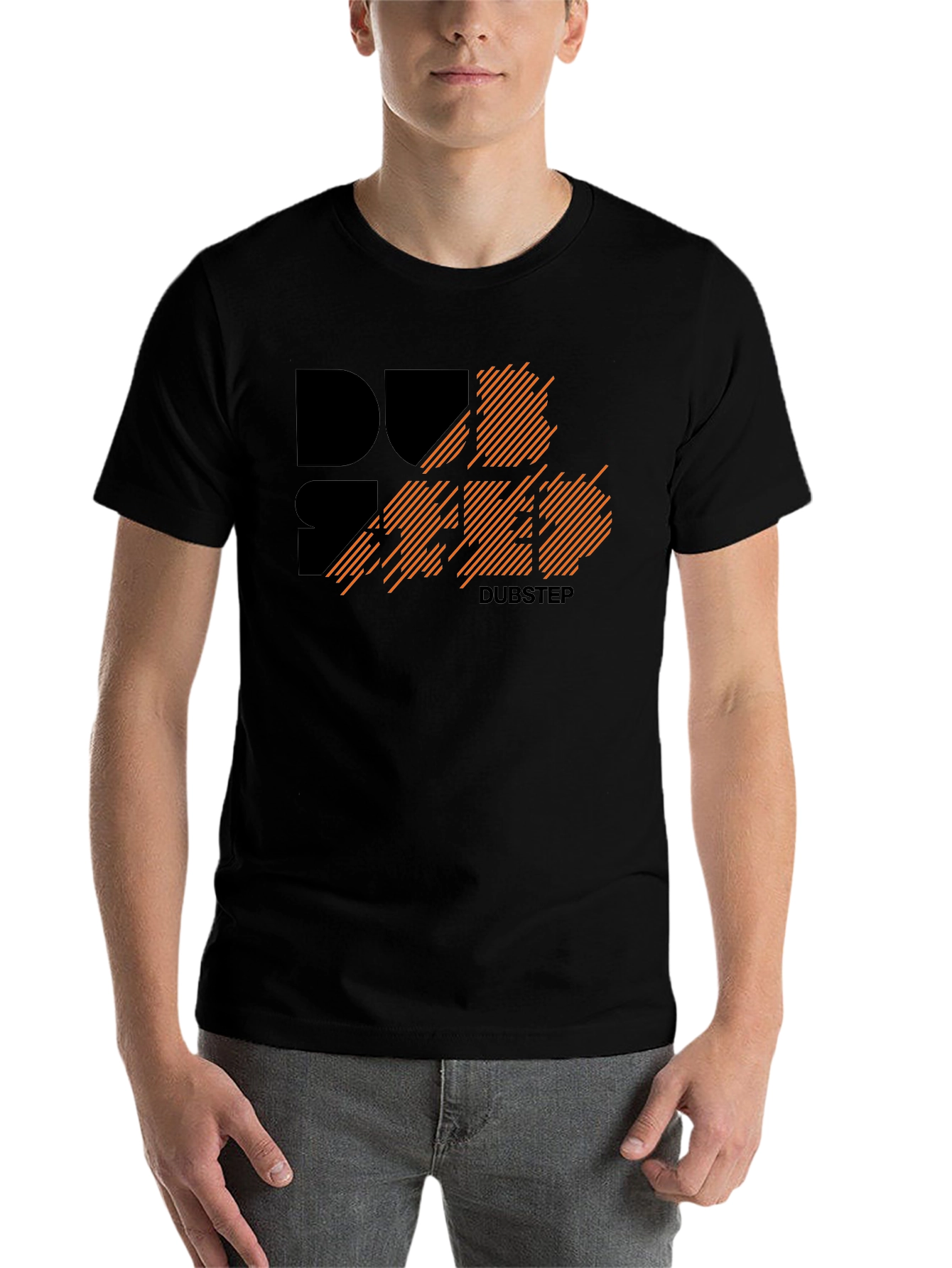 Black Dubstep Graphic T-Shirt - Modern DJ Music Tee view 7