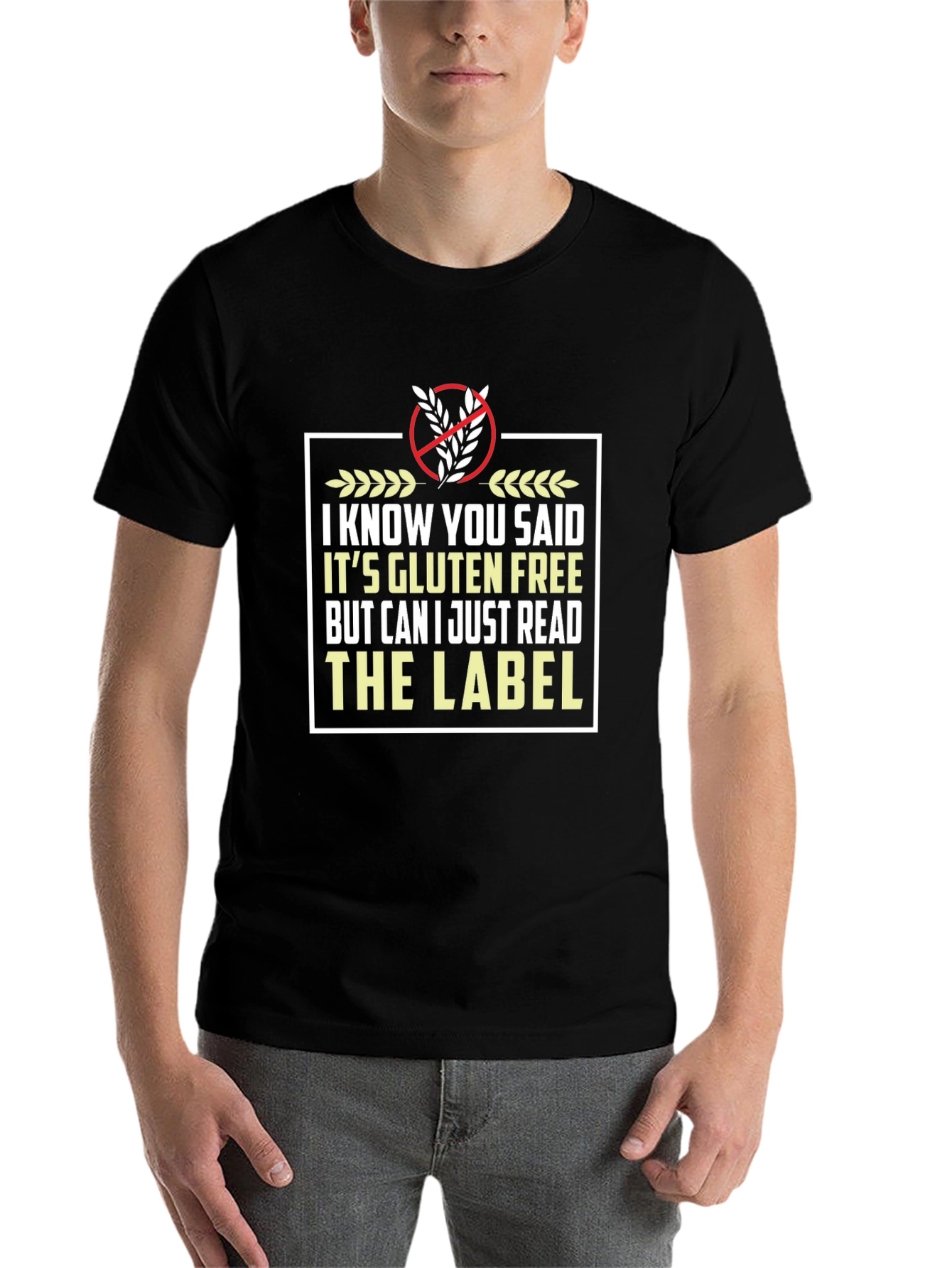 Gluten Free Label Novelty T-Shirt - 7