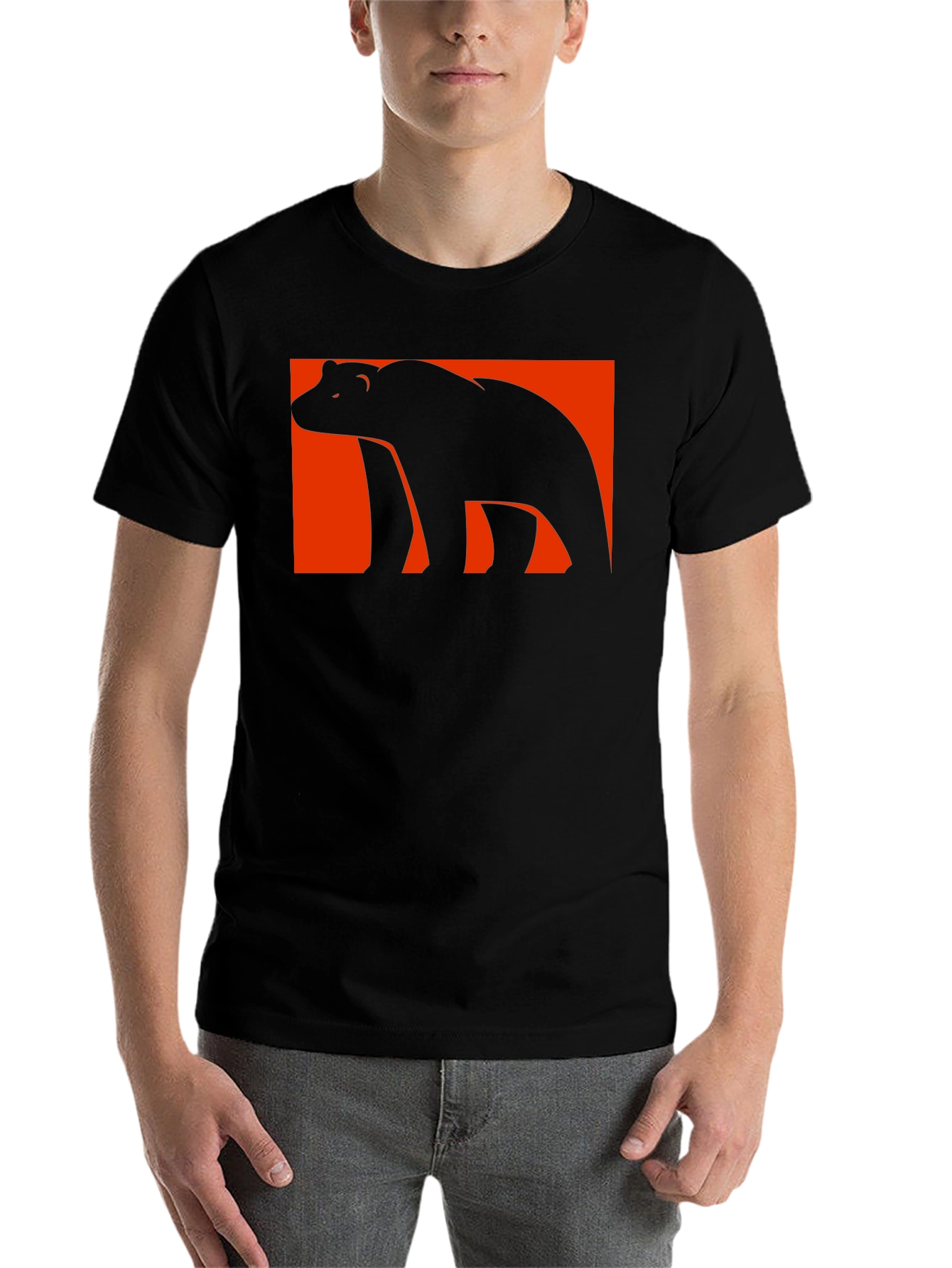 Black Bear Graphic Tee - Black T-Shirt view 7