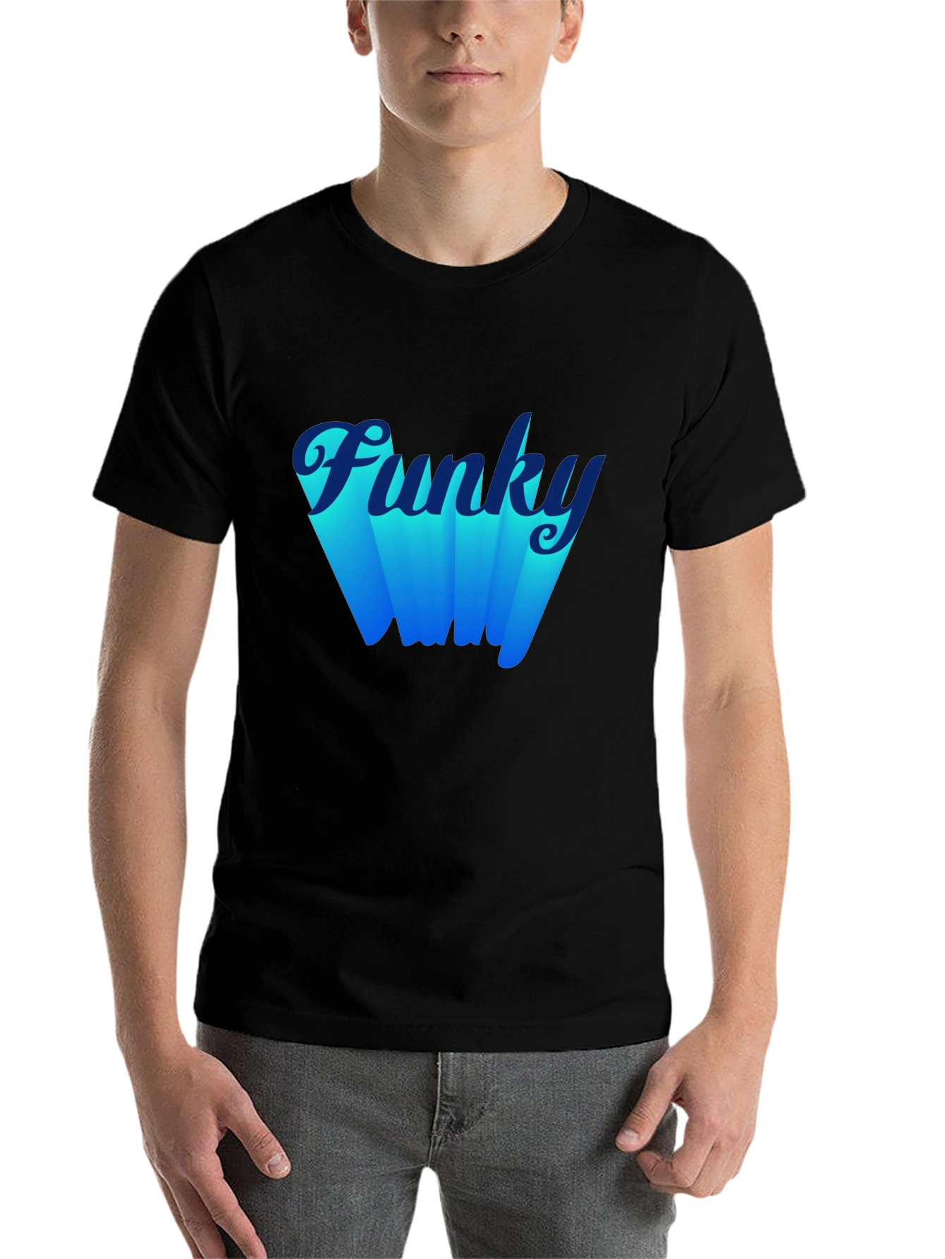 Black Funky Style Black Tee view 7