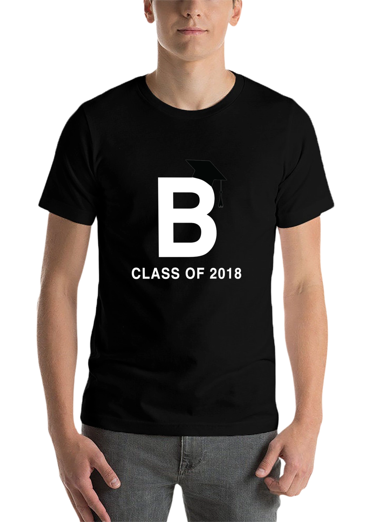 Black Class of 2018 Graduation T-Shirt view 7