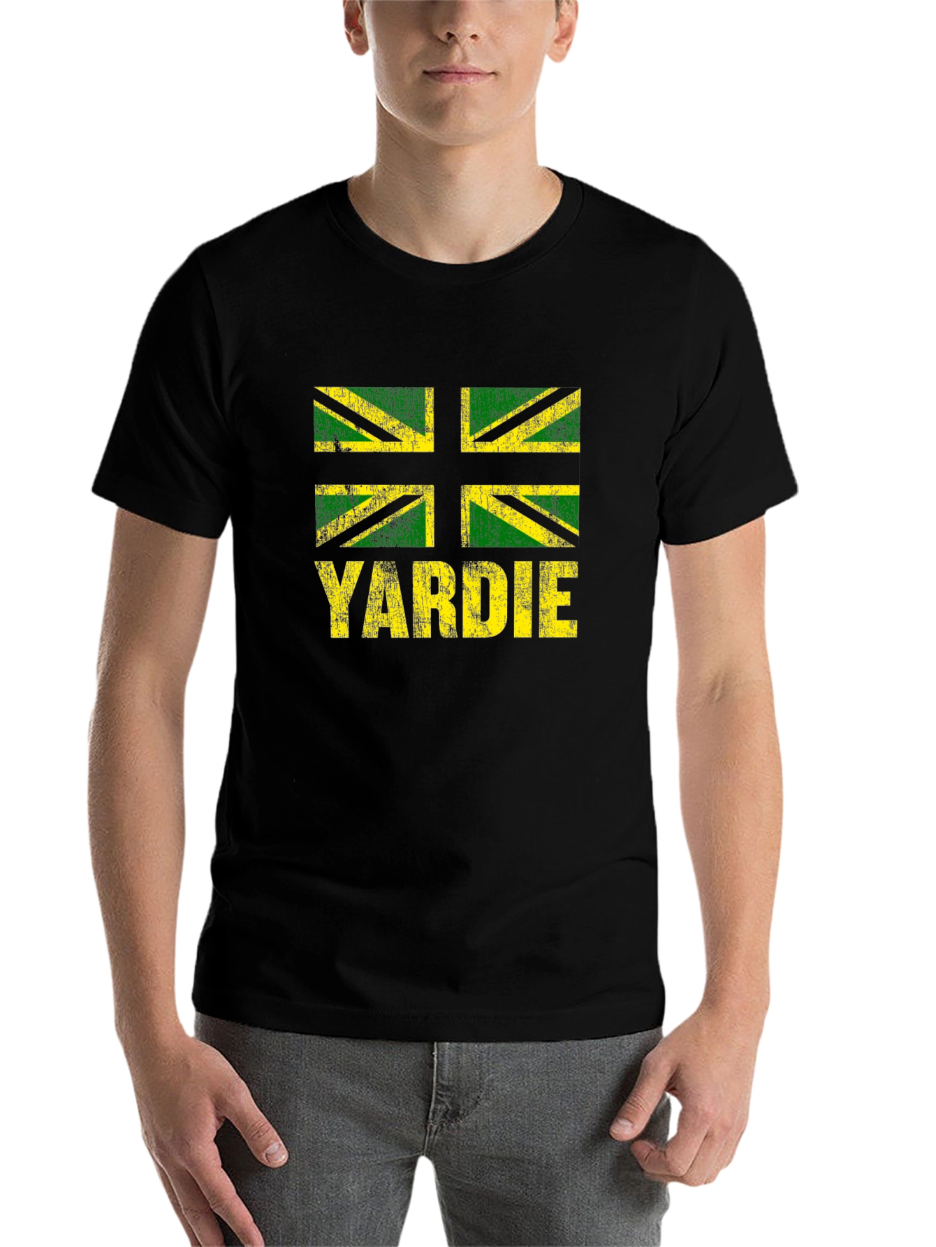 Yardie Jamaican Flag Graphic T-Shirt - 7