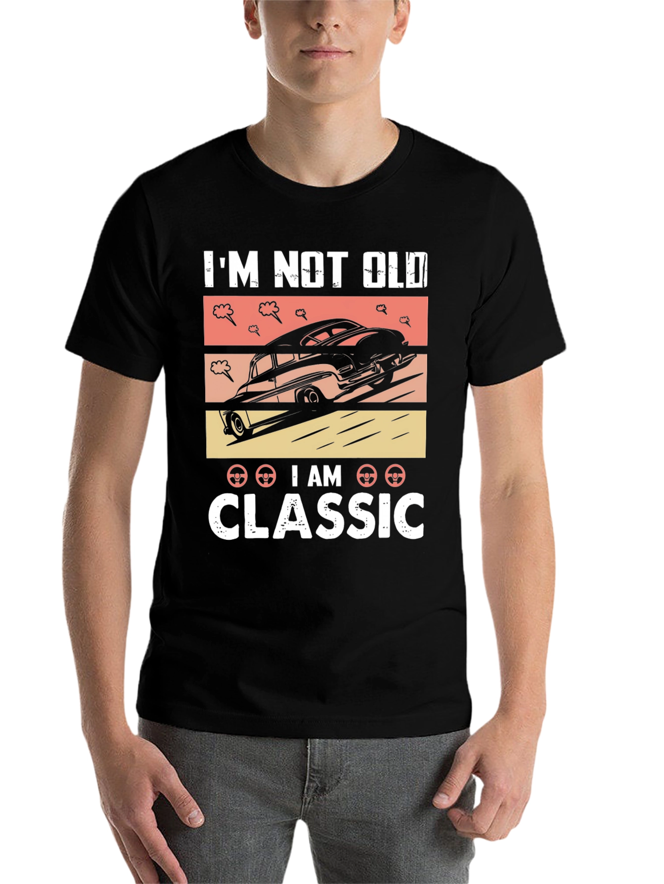 Black I'm Not Old I am Classic T-Shirt view 7