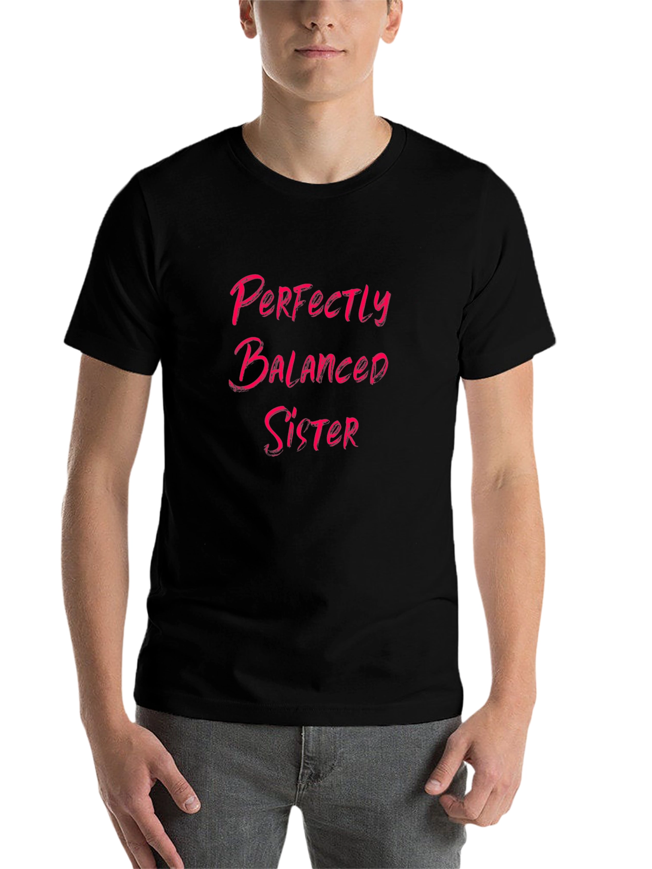 Perfectly Balanced Sister Black T-Shirt - 7