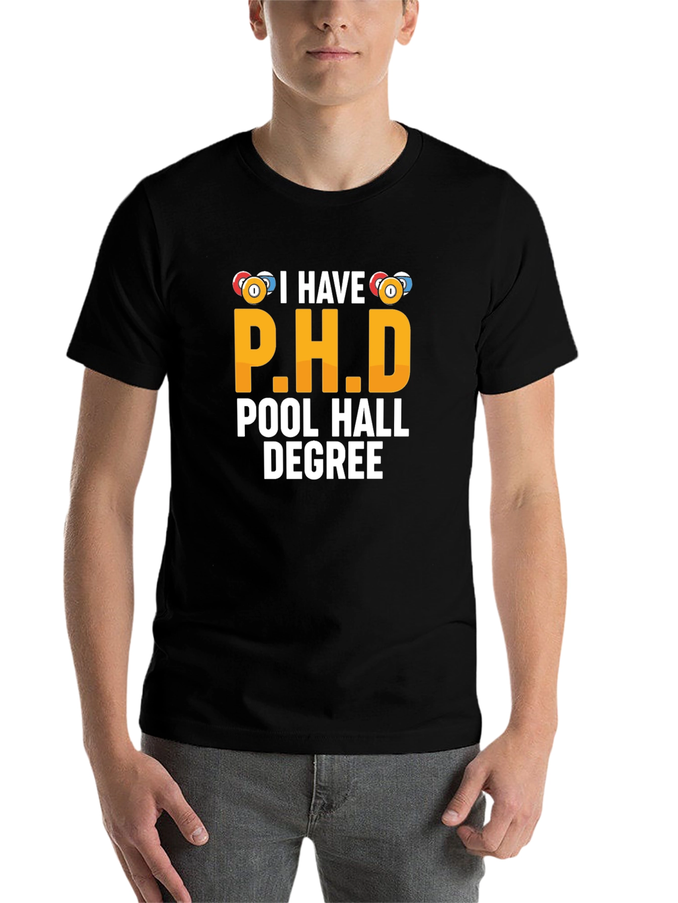 Pool Hall Degree T-Shirt - Funny Billiards Gift - 7