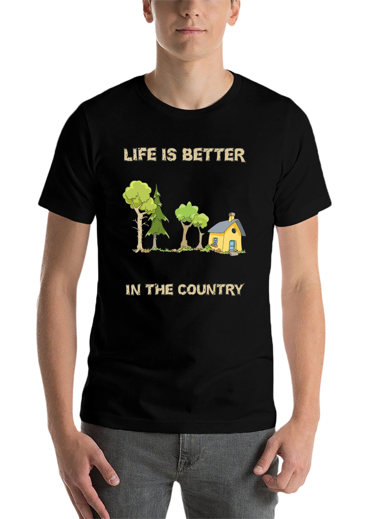 Black Life is Better in the Country Graphic Tee view 7
