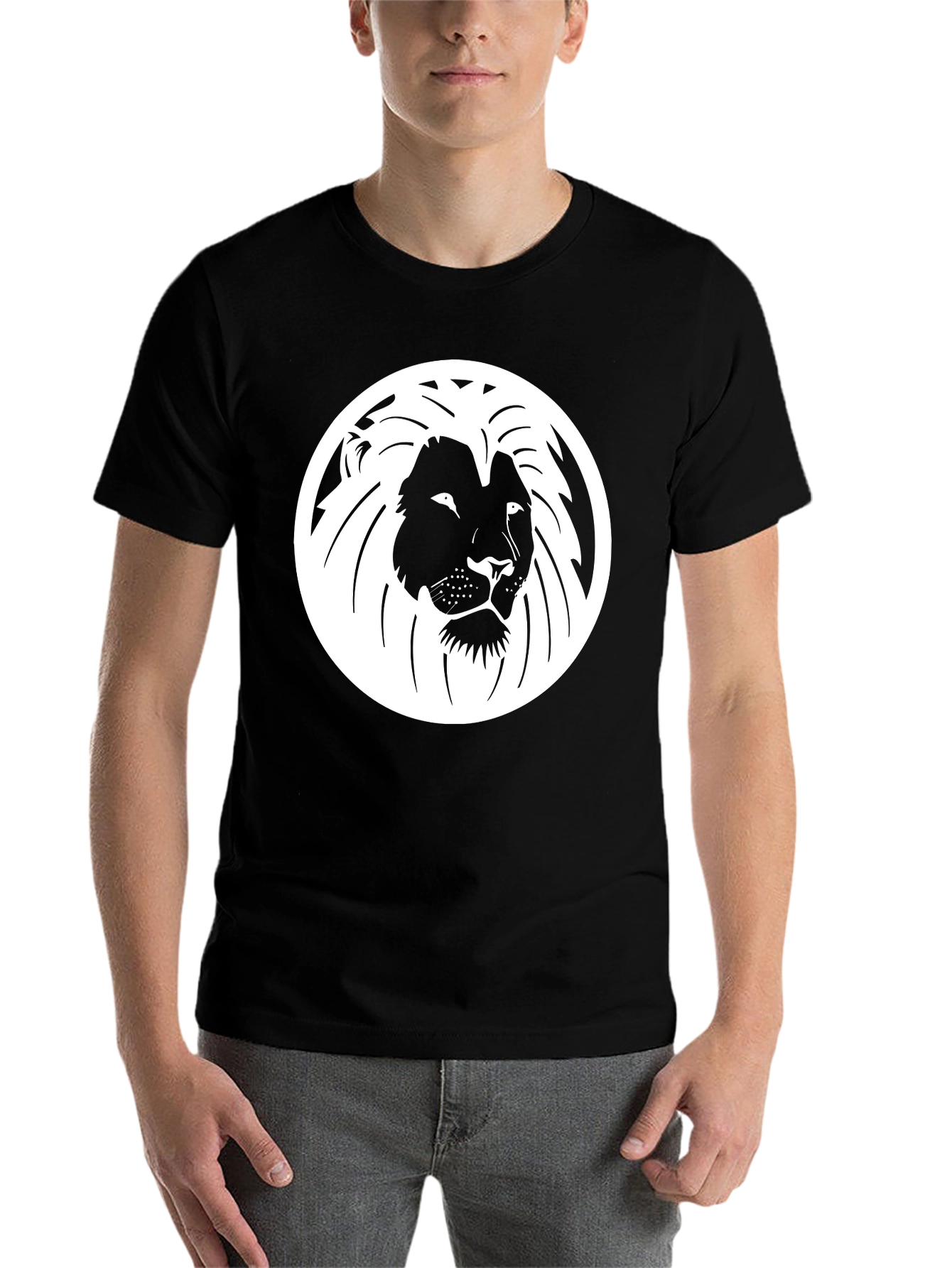 Black Lion Graphic Tee - Black T-Shirt view 7