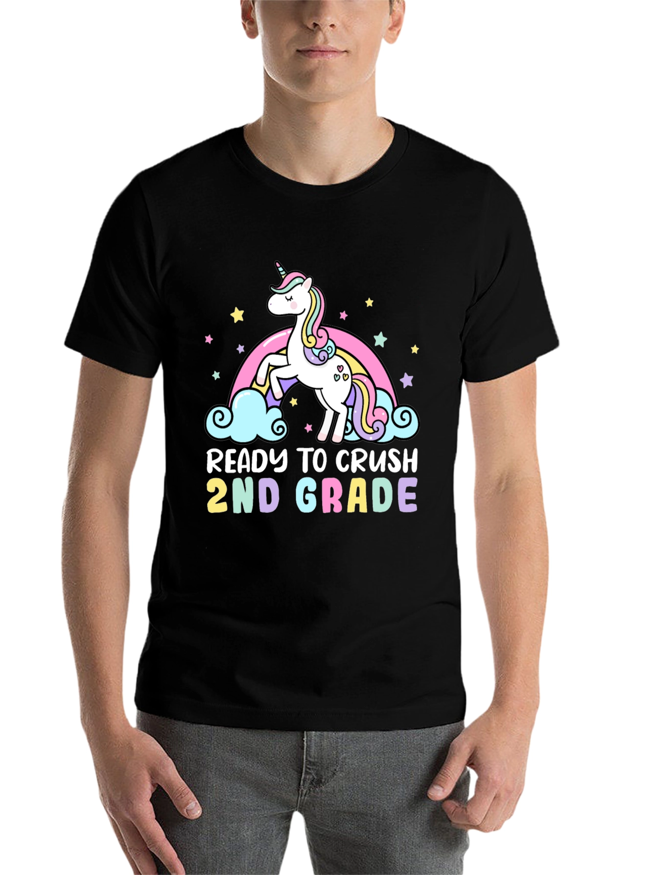 Ready to Crush 2nd Grade Unicorn T-Shirt - 7