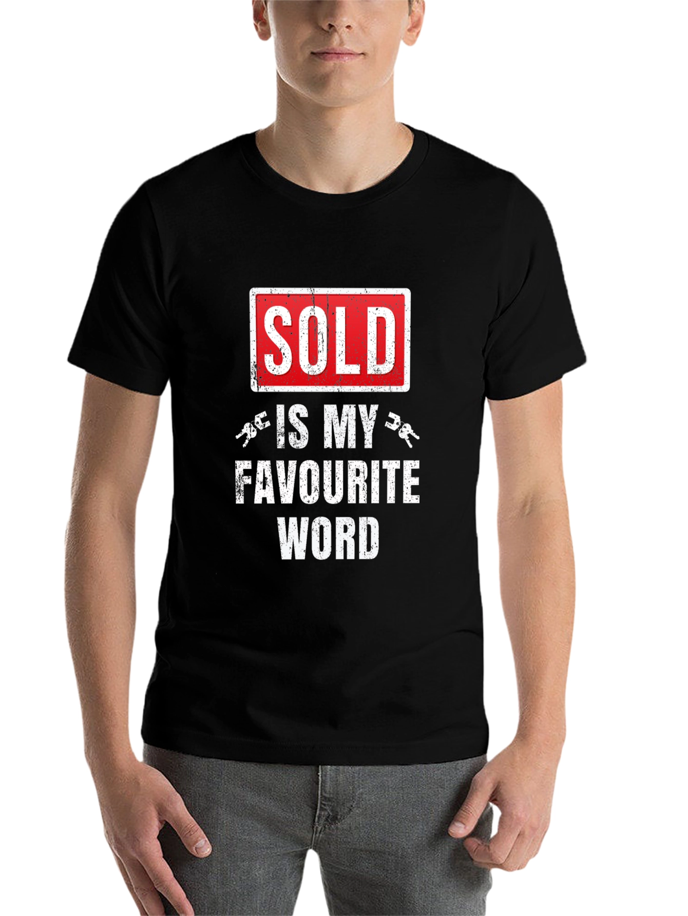 Black Sold Is My Favorite Word T-Shirt view 7