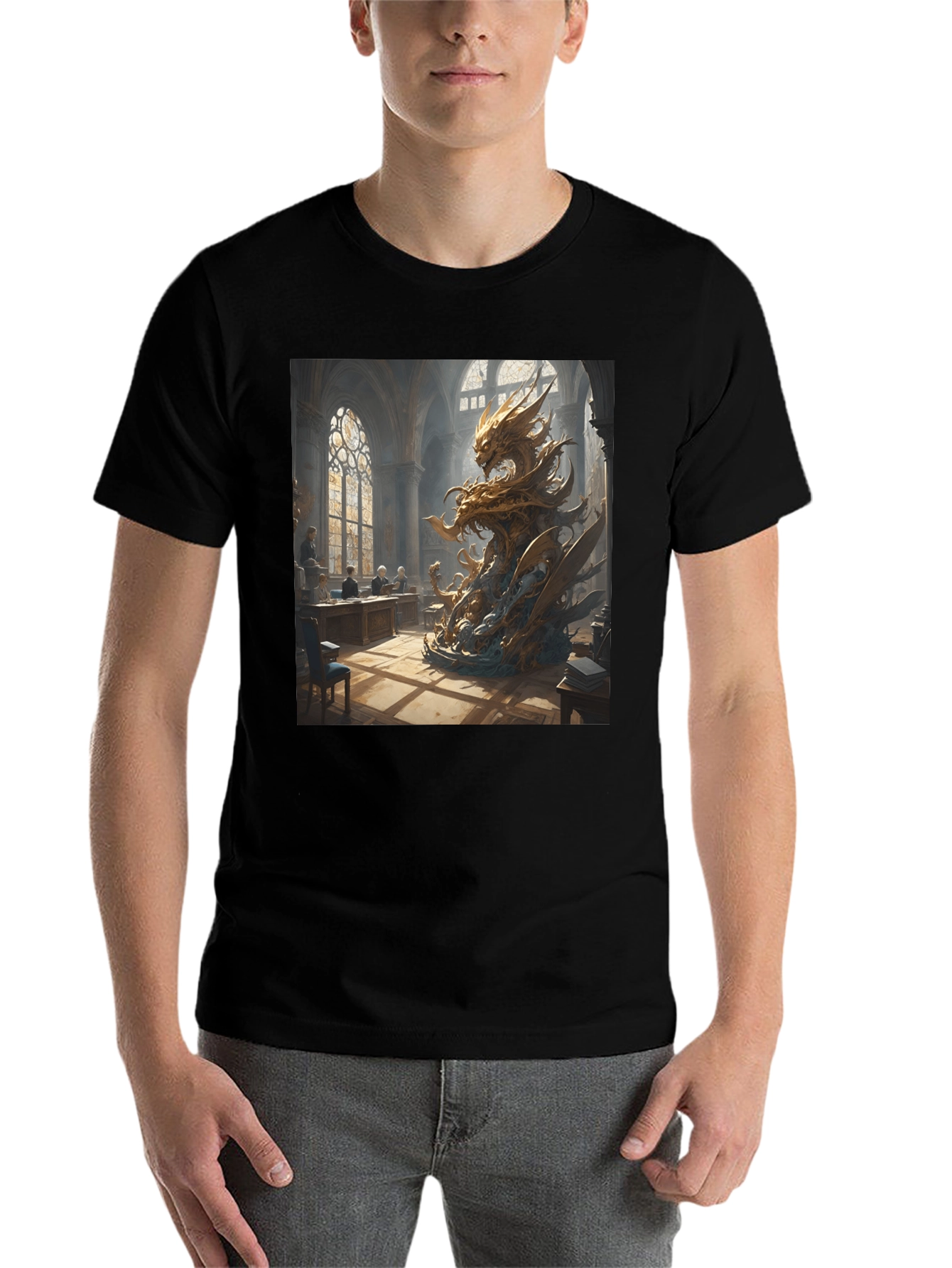 Dragon Courtroom Black Tee - 7