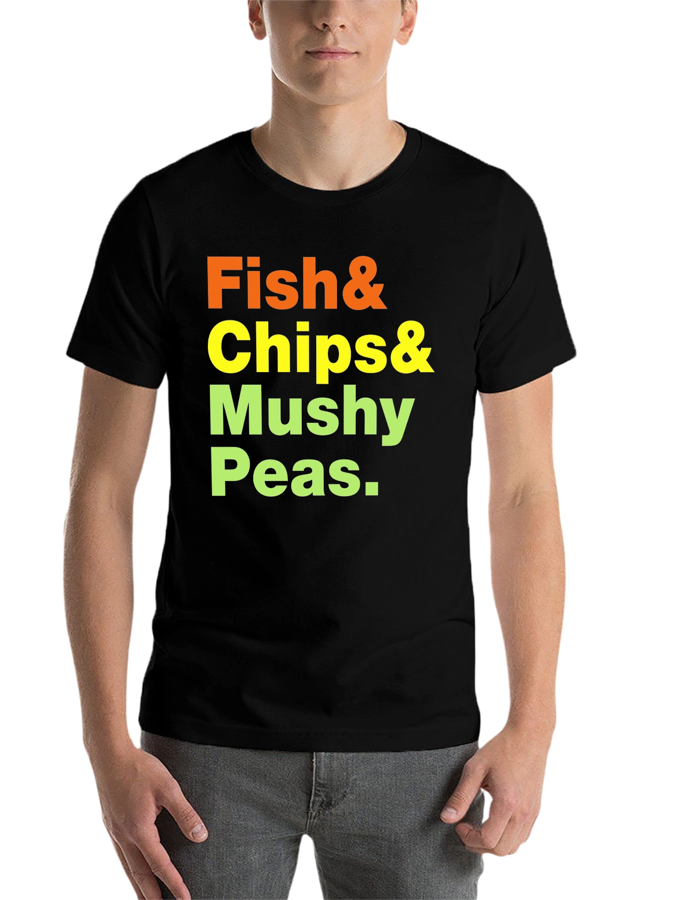 Fish & Chips T-Shirt - Classic Food Tee - 7