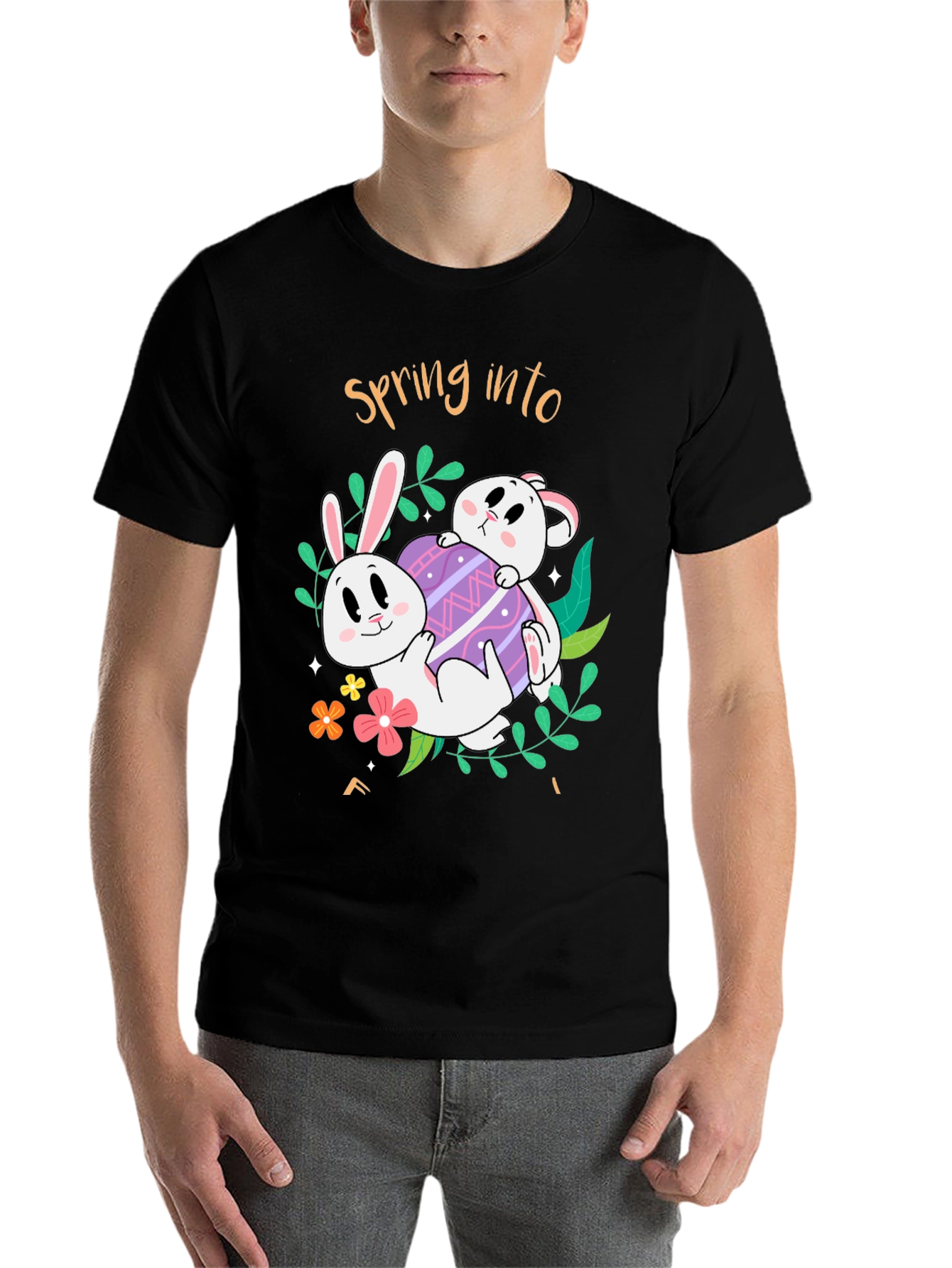 Spring Bunny Easter T-Shirt - 7
