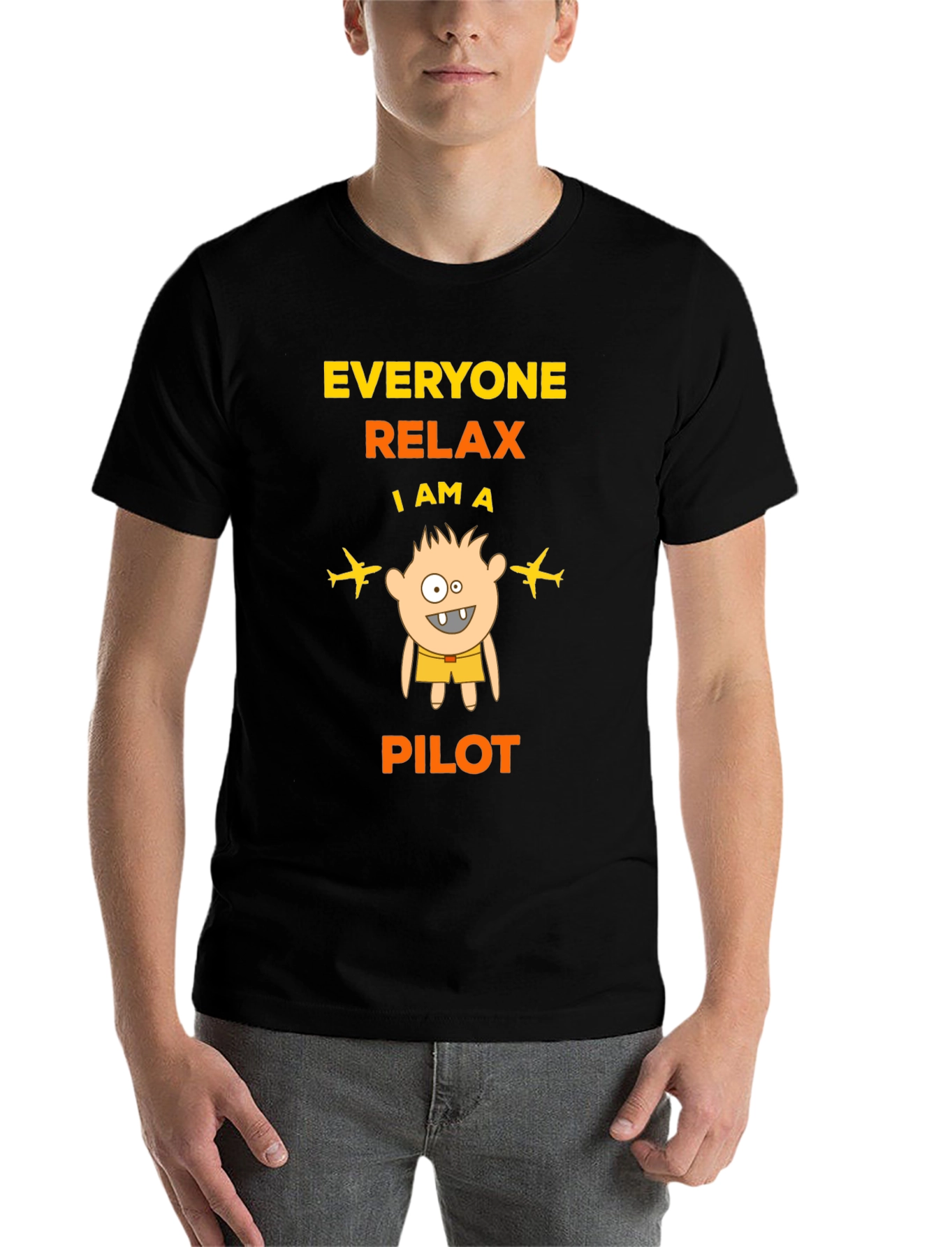 Funny Pilot T-Shirt: Everyone Relax - 7