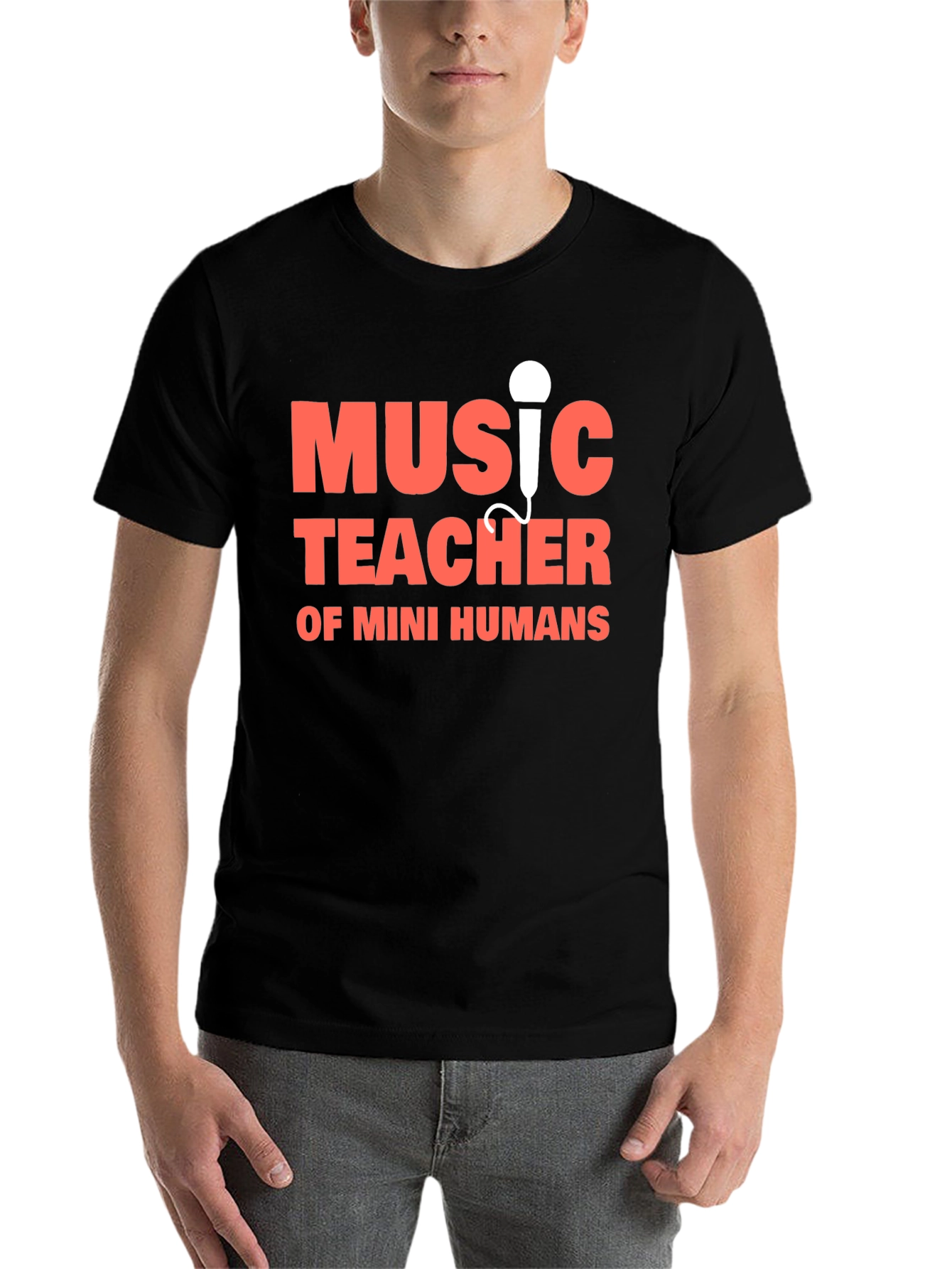 Black Music Teacher T-Shirt view 7
