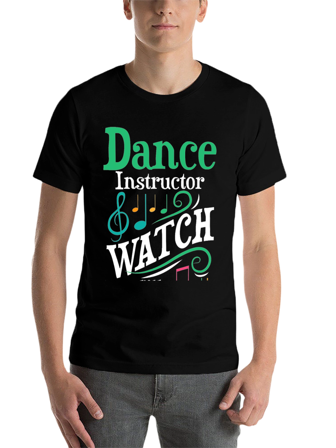 Black Dance Instructor Graphic Tee view 7