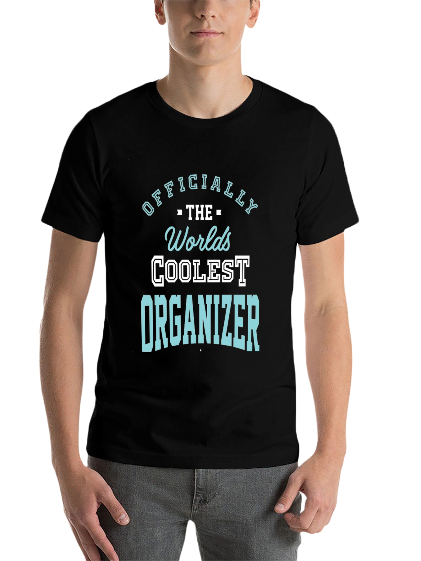 Black Coolest Organizer T-Shirt - Gift Idea view 7