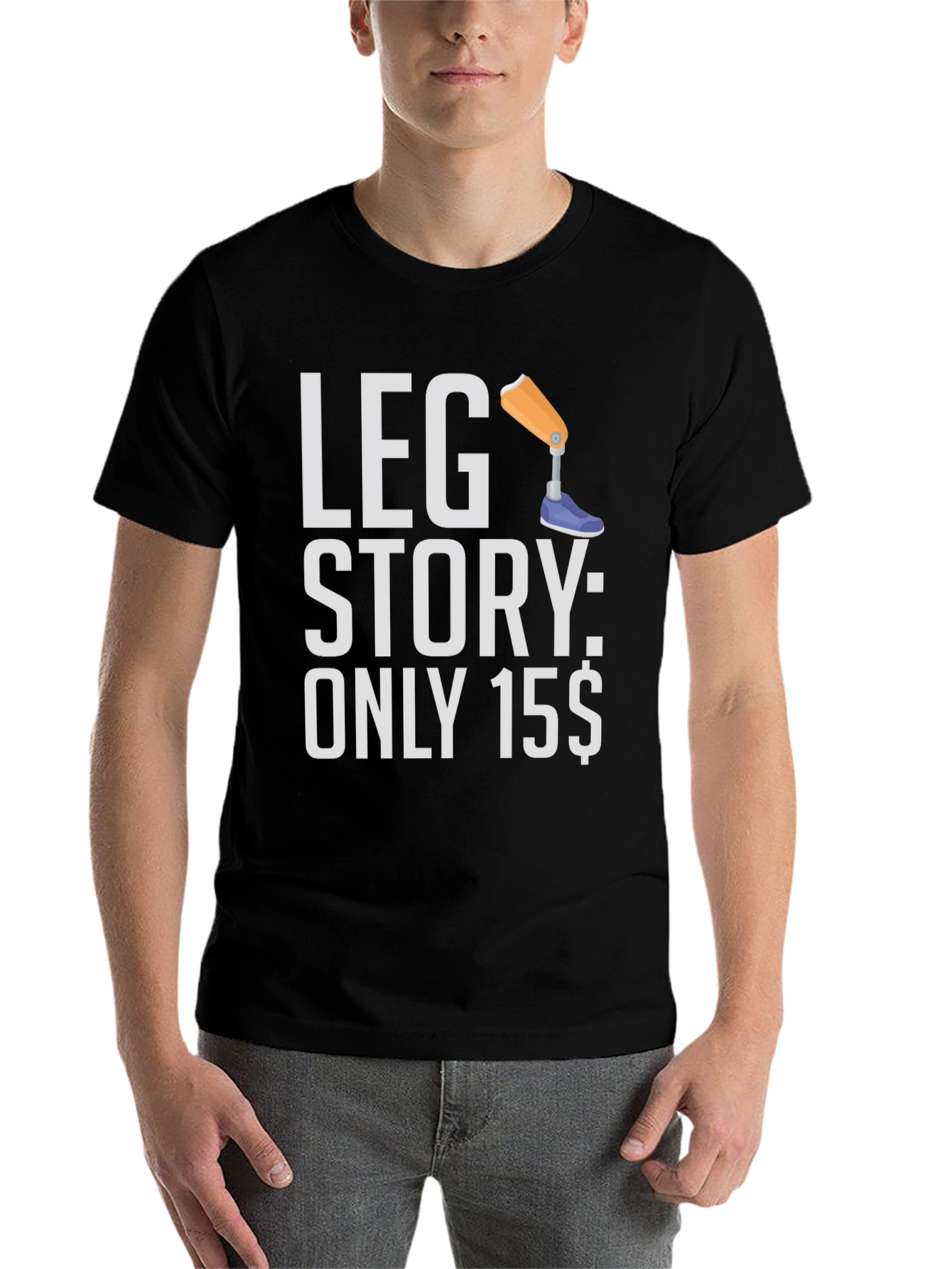Black Leg Story T-Shirt - Only 15$ view 7