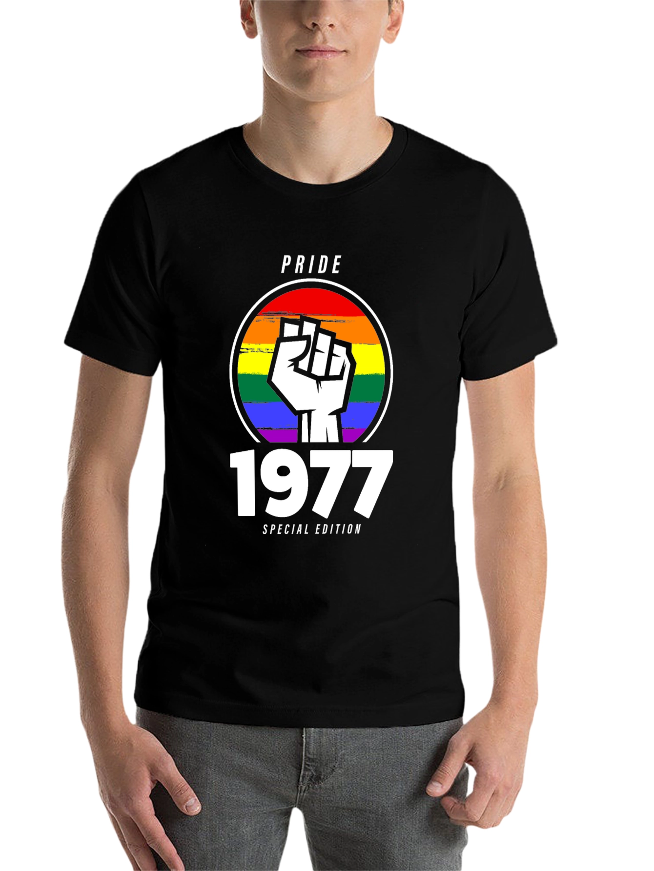 Black Pride 1977 Special Edition Graphic T-Shirt view 7