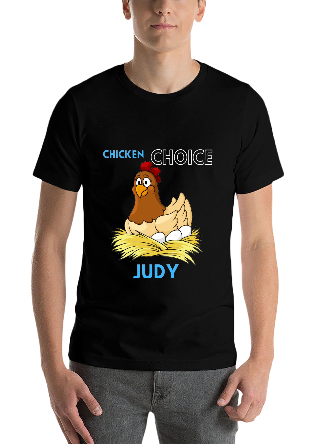 Black Chicken Choice Judy Graphic Tee view 7