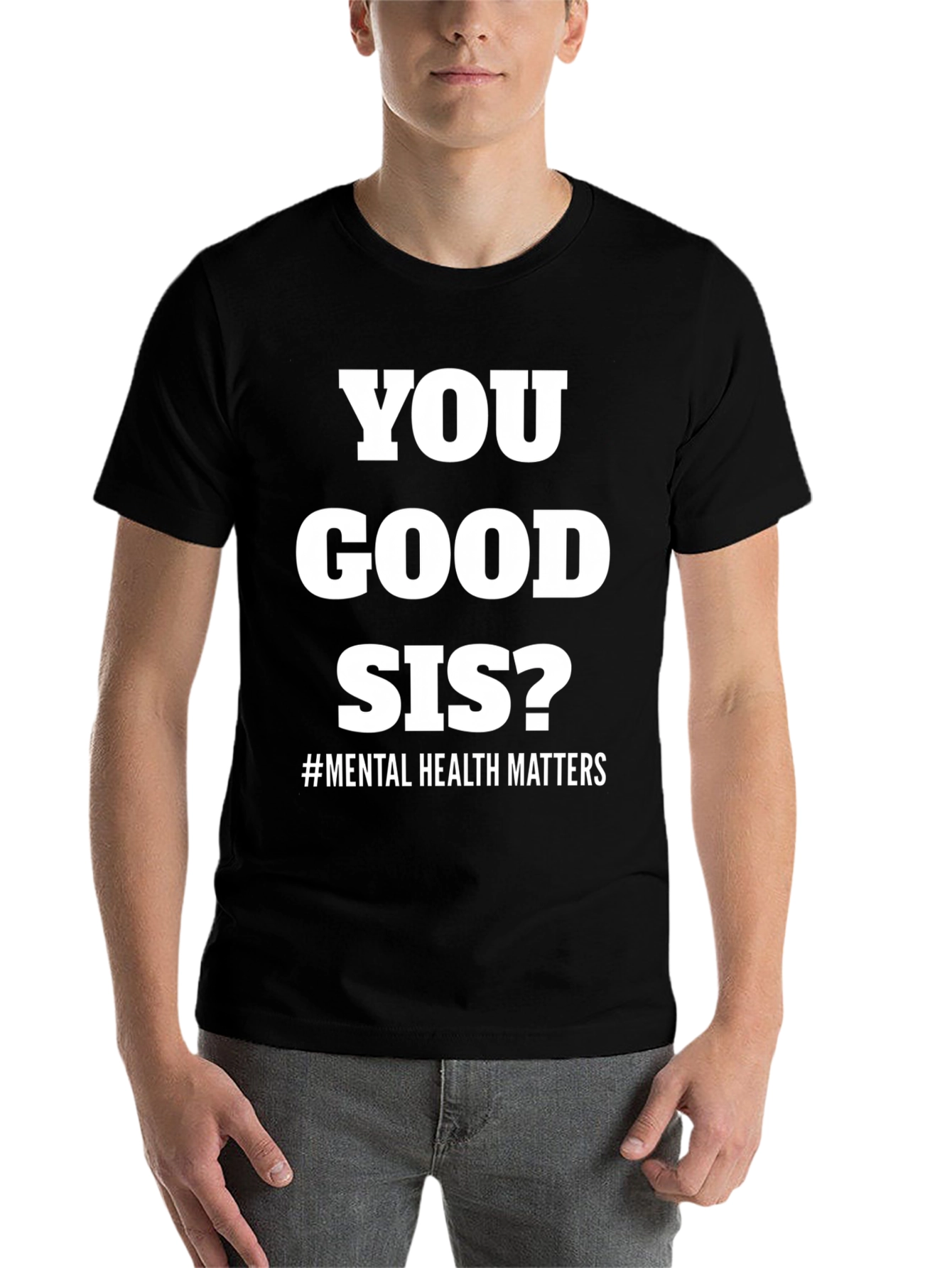 Black You Good Sis? Mental Health Matters Tee view 7