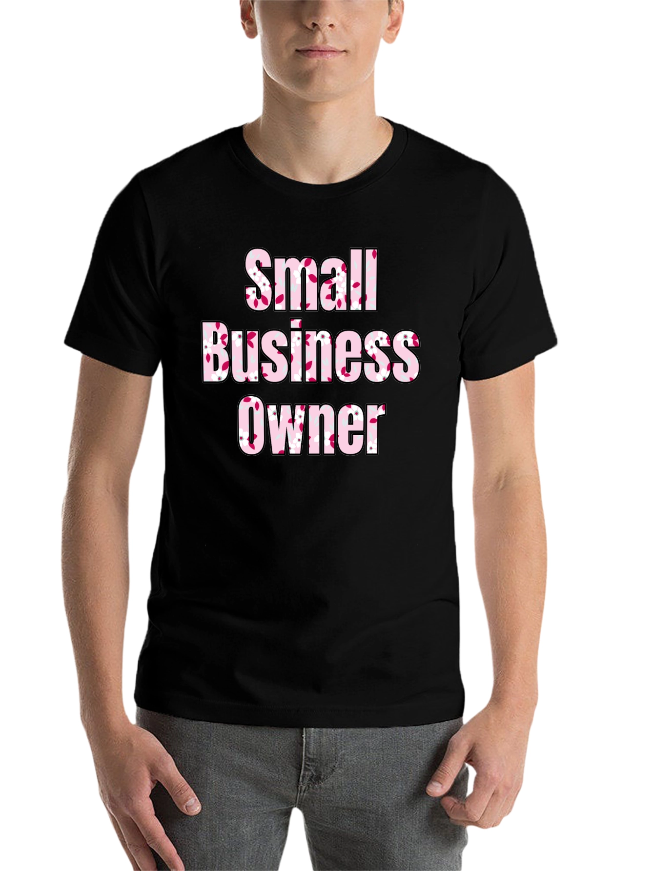 Small Business Owner Floral T-Shirt - 7
