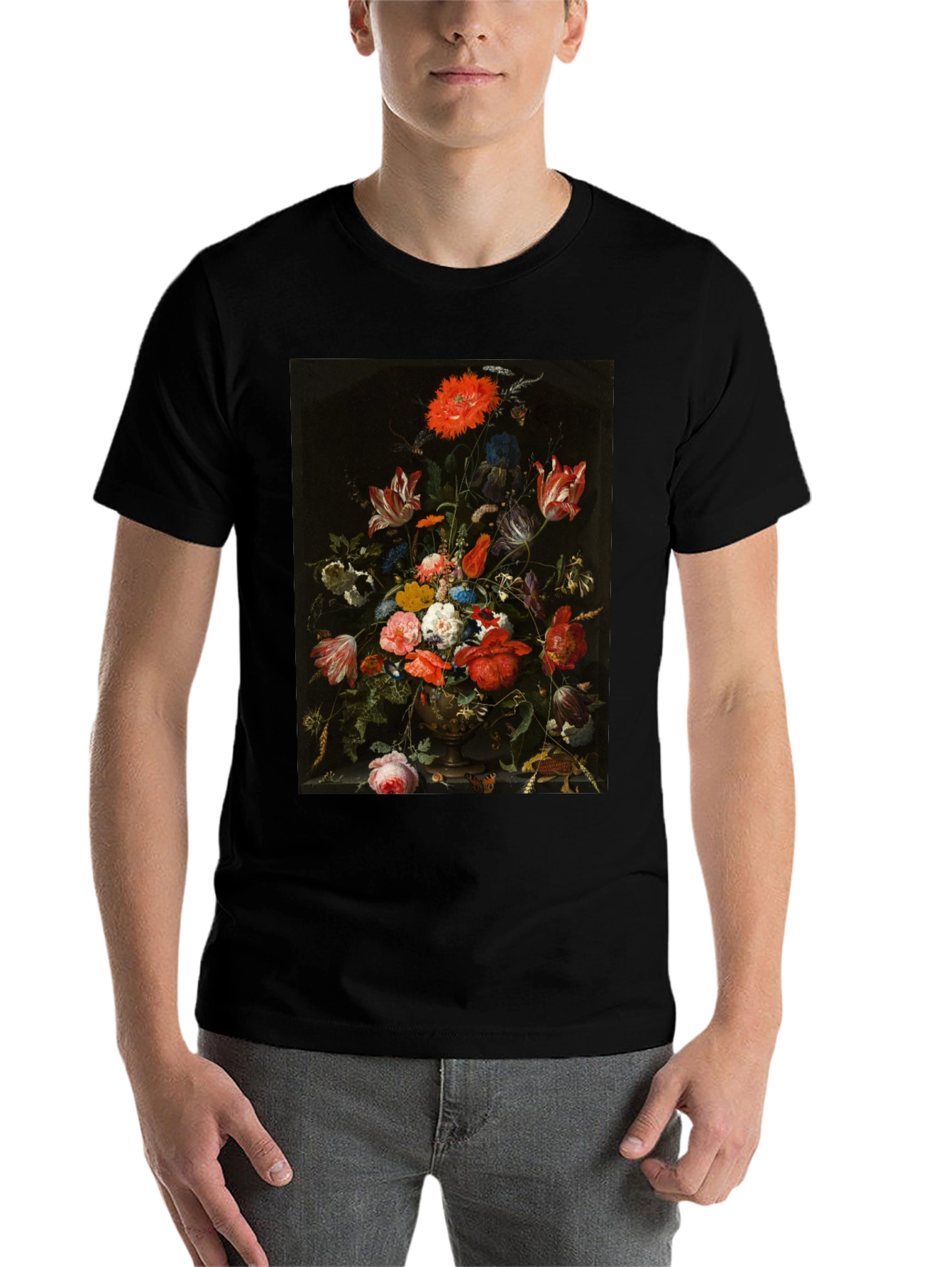 Floral Painting T-Shirt - Classic Art Tee - 7