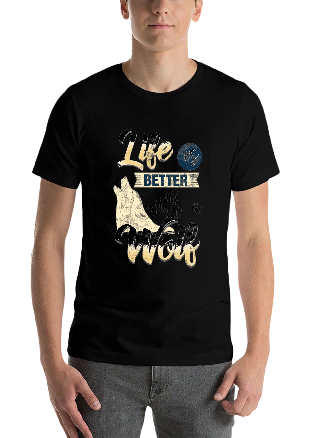Life is Better with a Wolf T-Shirt - 7