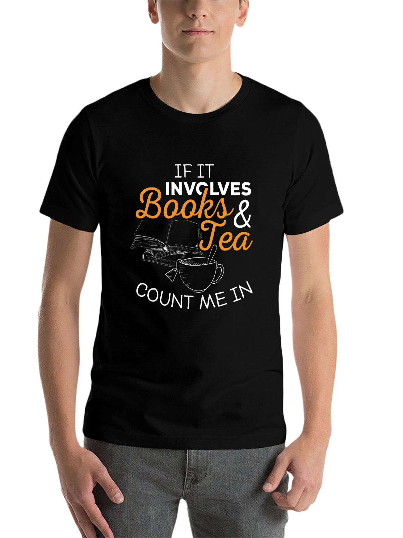 Black Books and Tea T-Shirt - Count Me In view 7