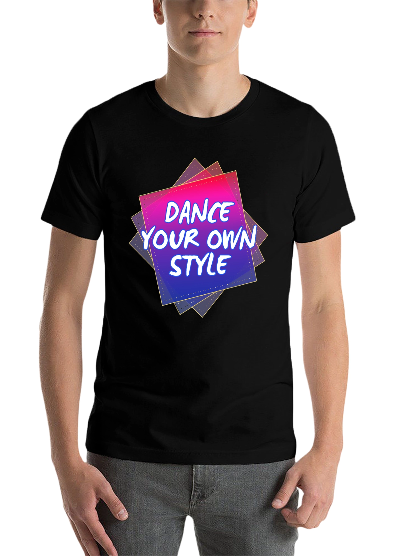 Black Dance Your Own Style Graphic Tee view 7