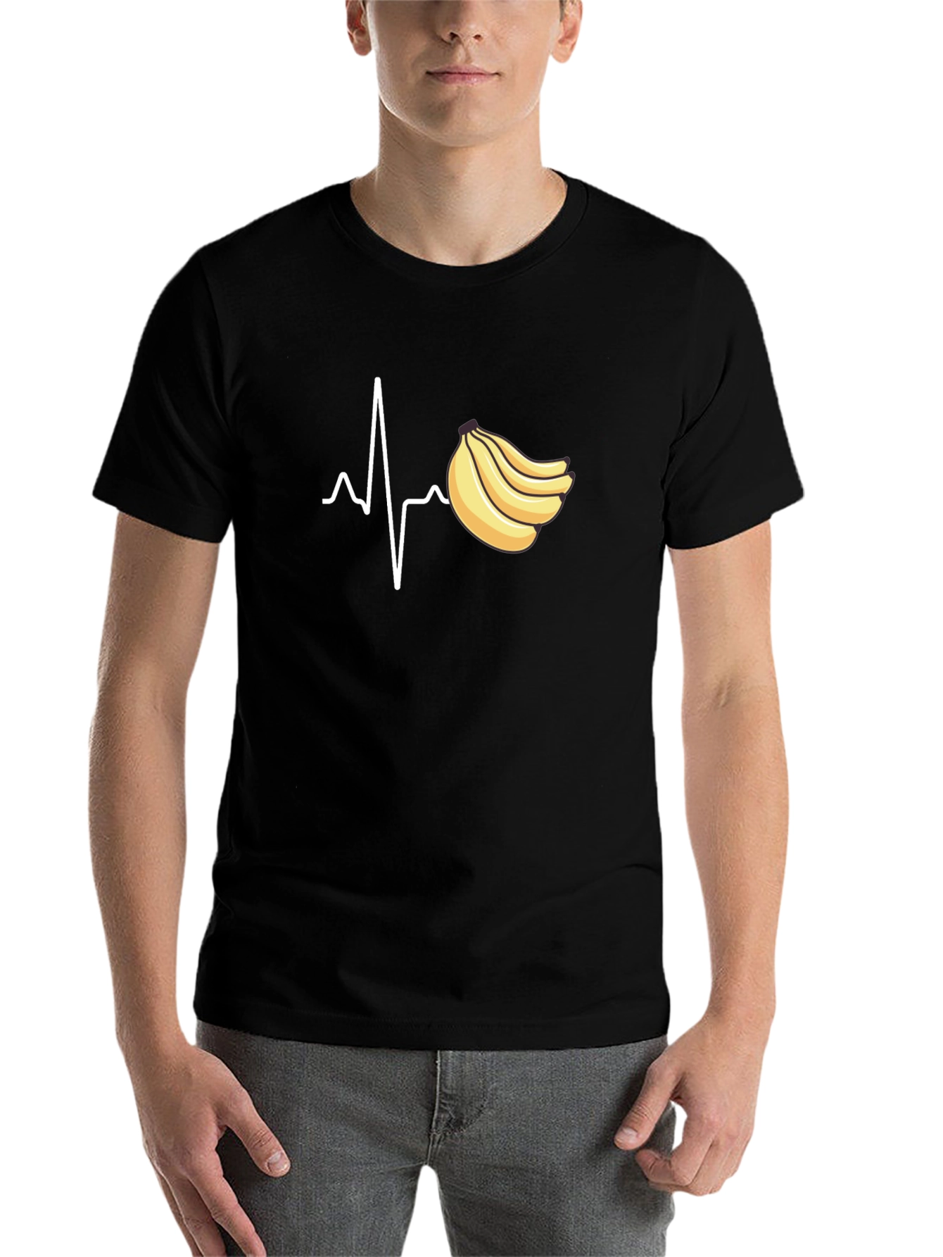 Black Banana Heartbeat Graphic Tee - Unisex view 7