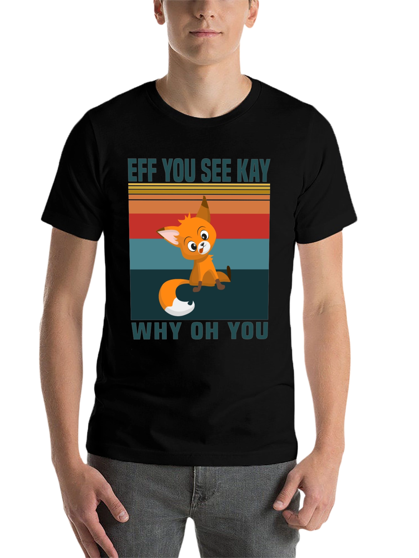 Black Eff You See Kay Why Oh You T-Shirt view 7