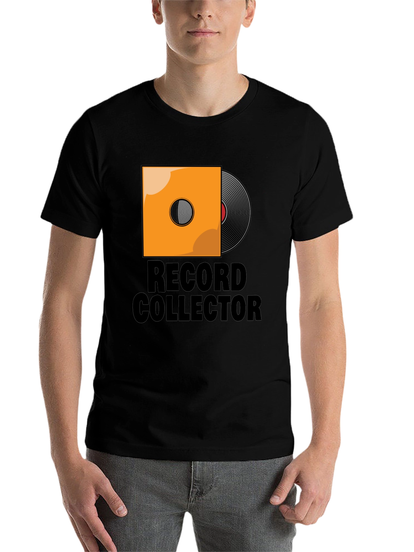 Black Record Collector T-Shirt view 7