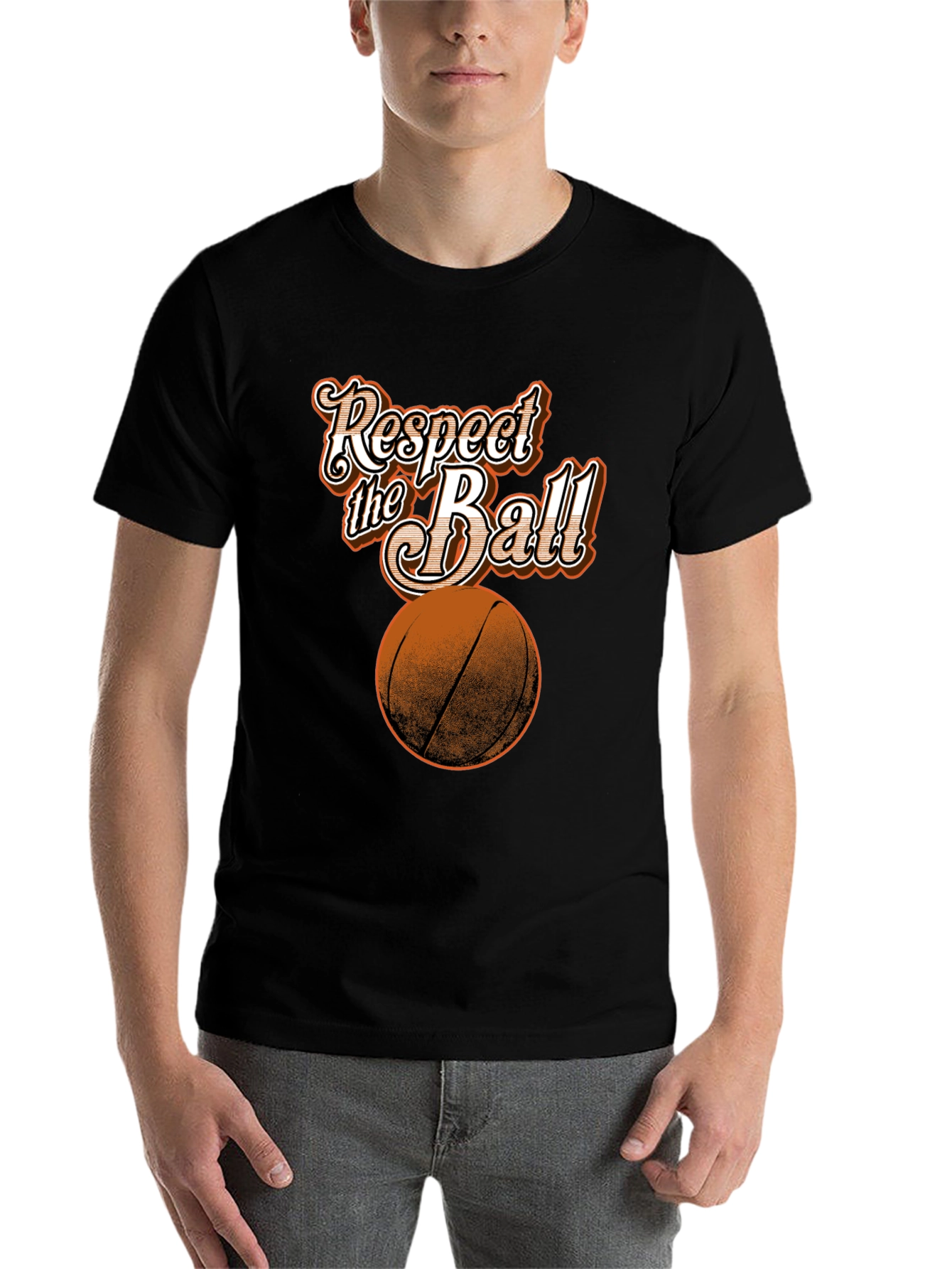 Black Respect the Ball Graphic T-Shirt view 7