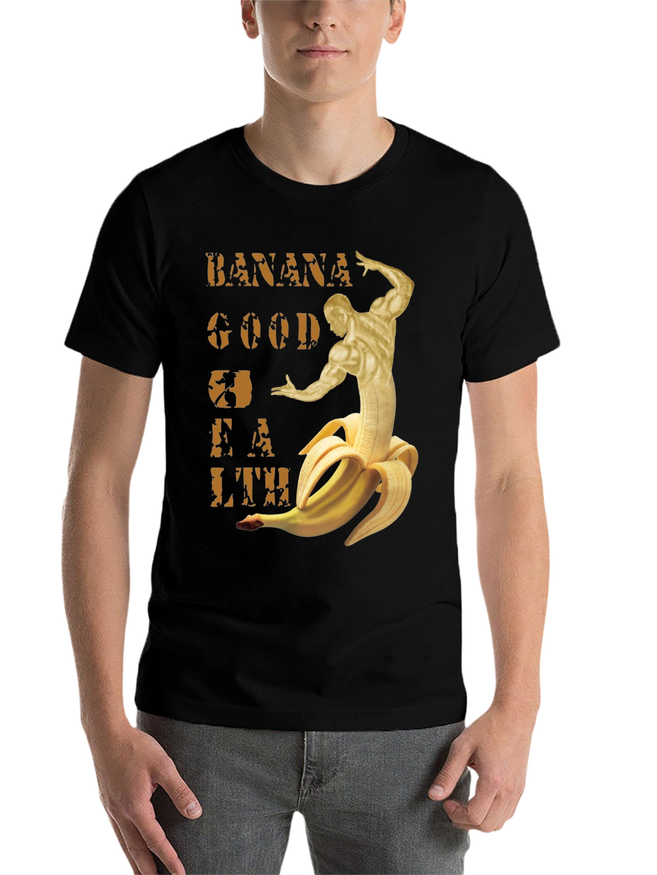 Black Banana Good For Health T-Shirt view 7