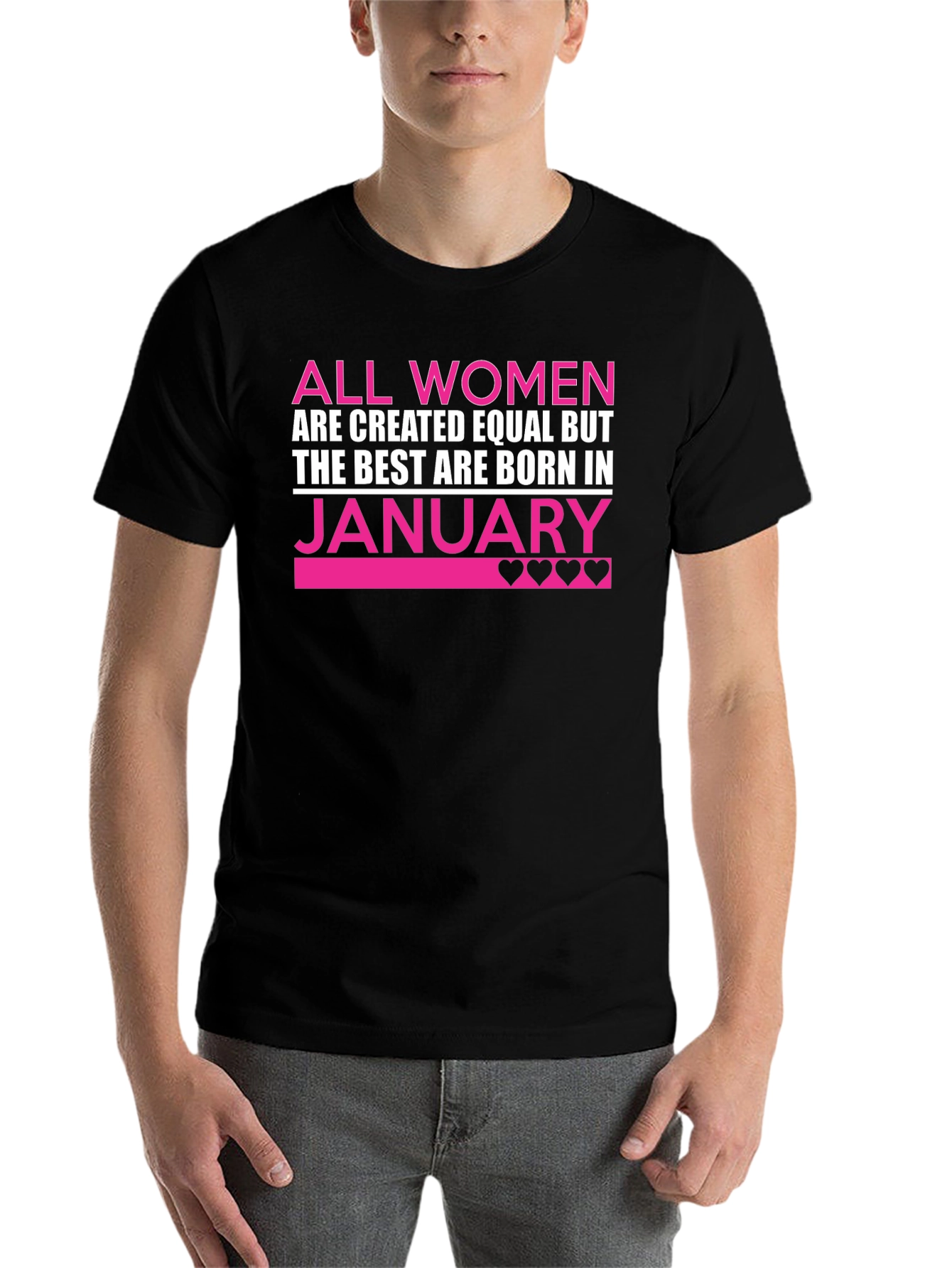 Women's January Birthday T-Shirt - 7