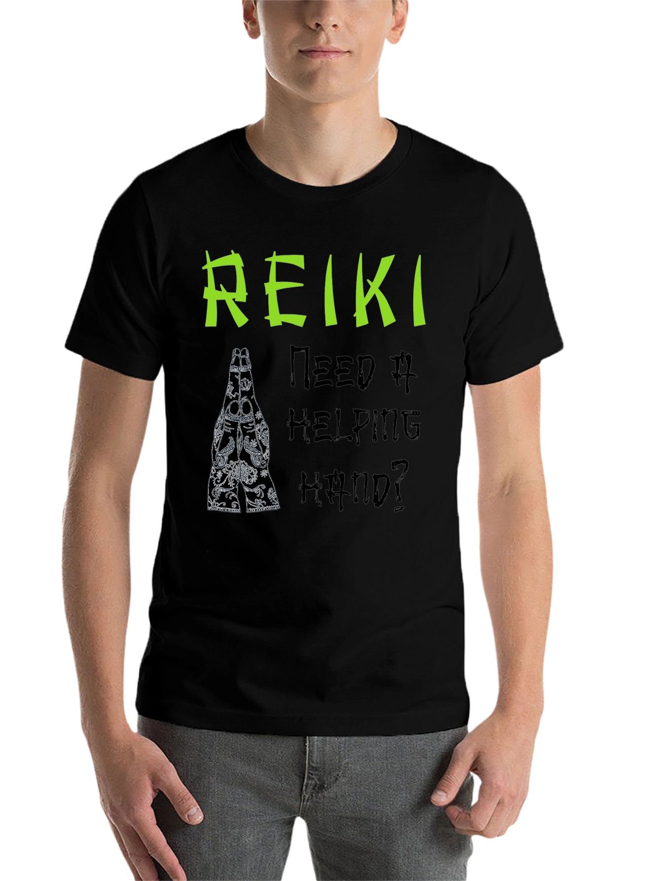 Reiki Need a Helping Hand T-Shirt - 7