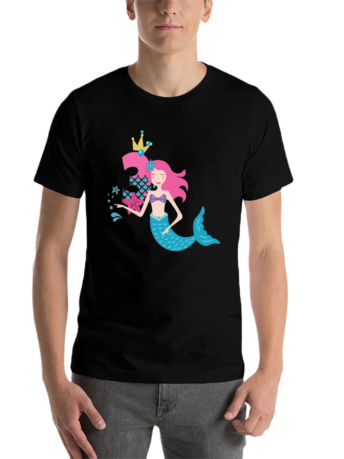 Mermaid Birthday Girl T-Shirt - 7