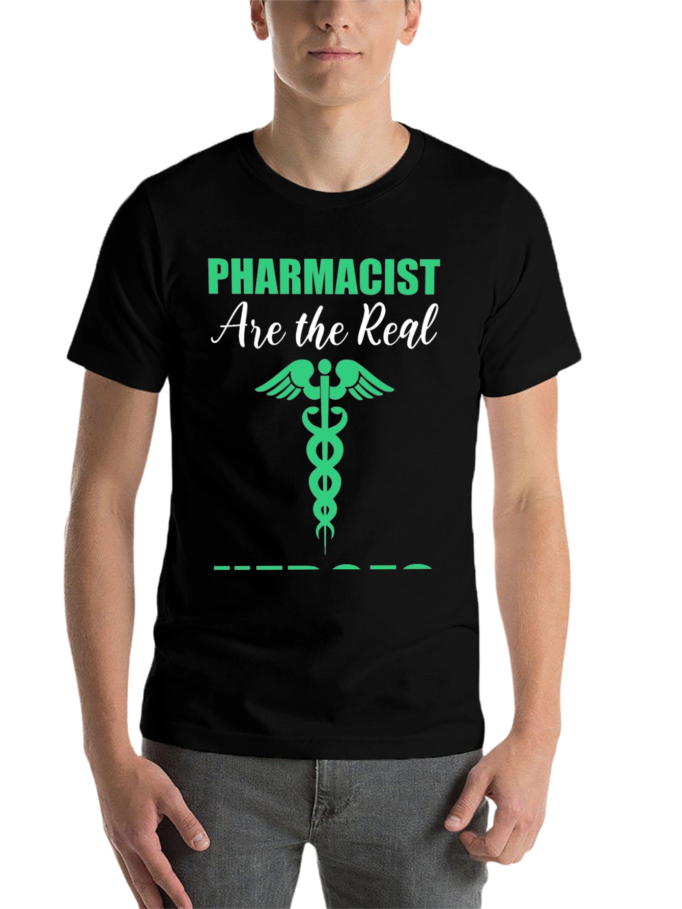 Black Pharmacist Hero Tee view 7