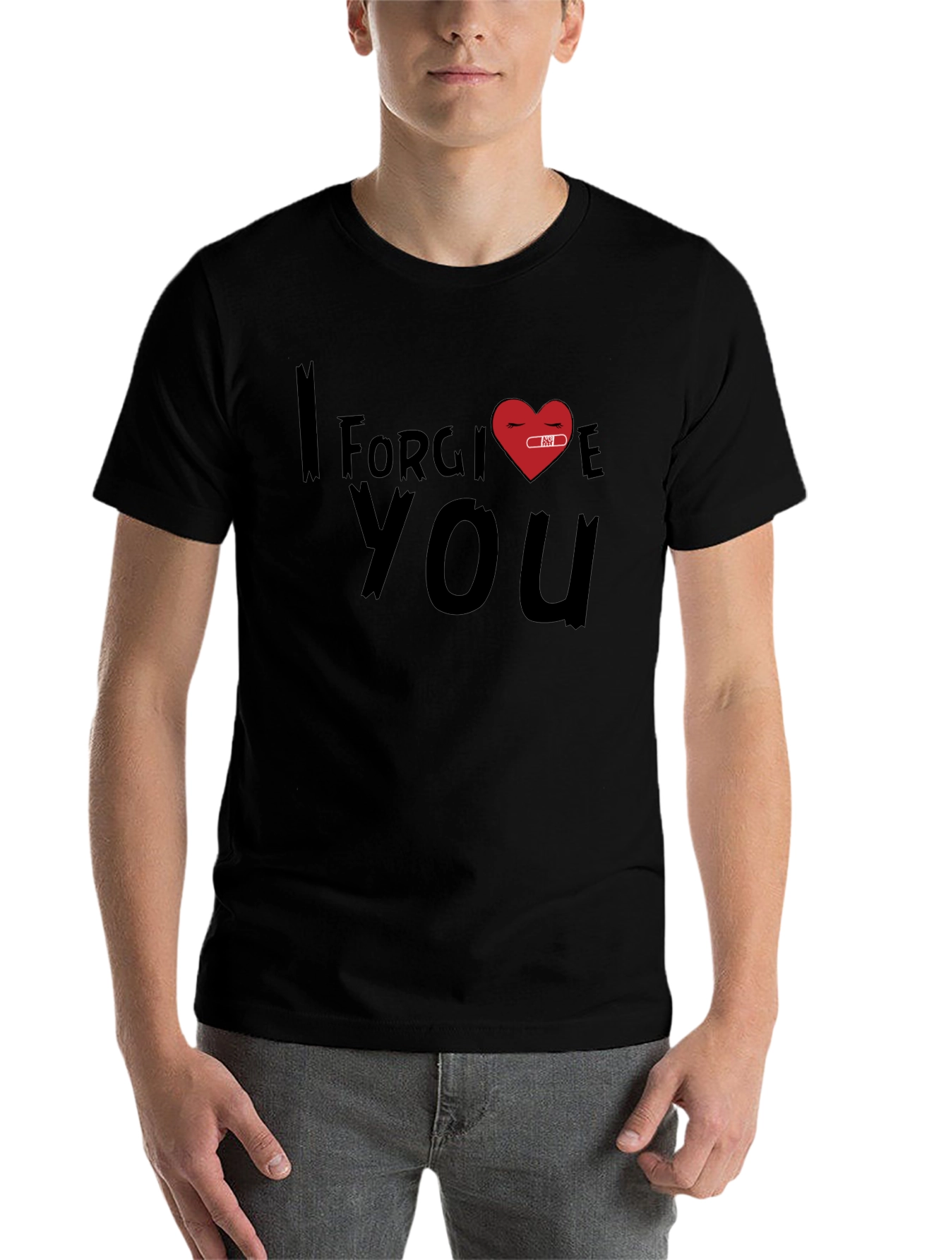 Black I Forgive You Graphic Tee view 7