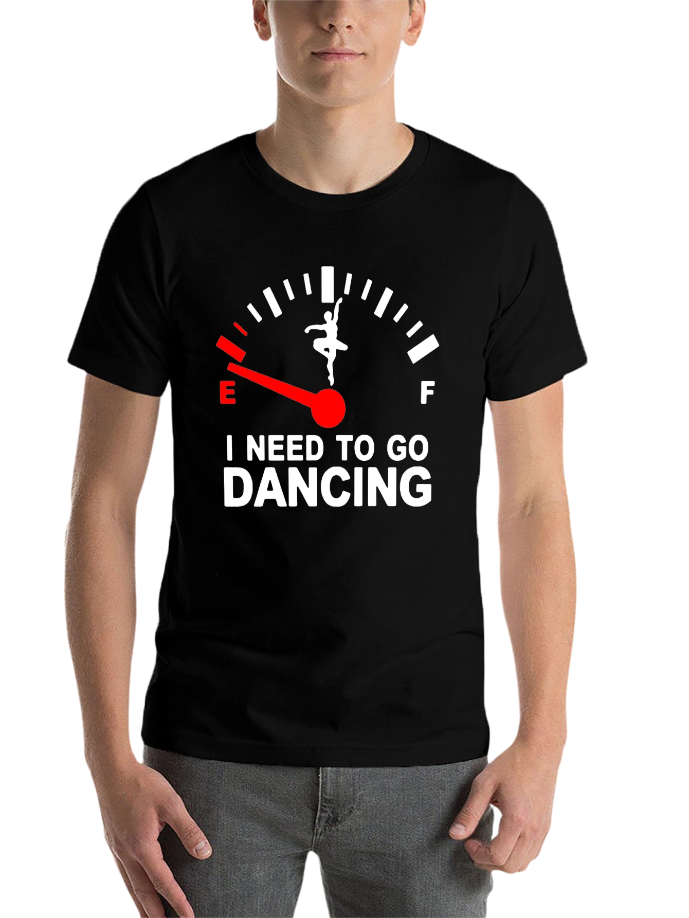 Black I Need To Go Dancing T-Shirt view 7